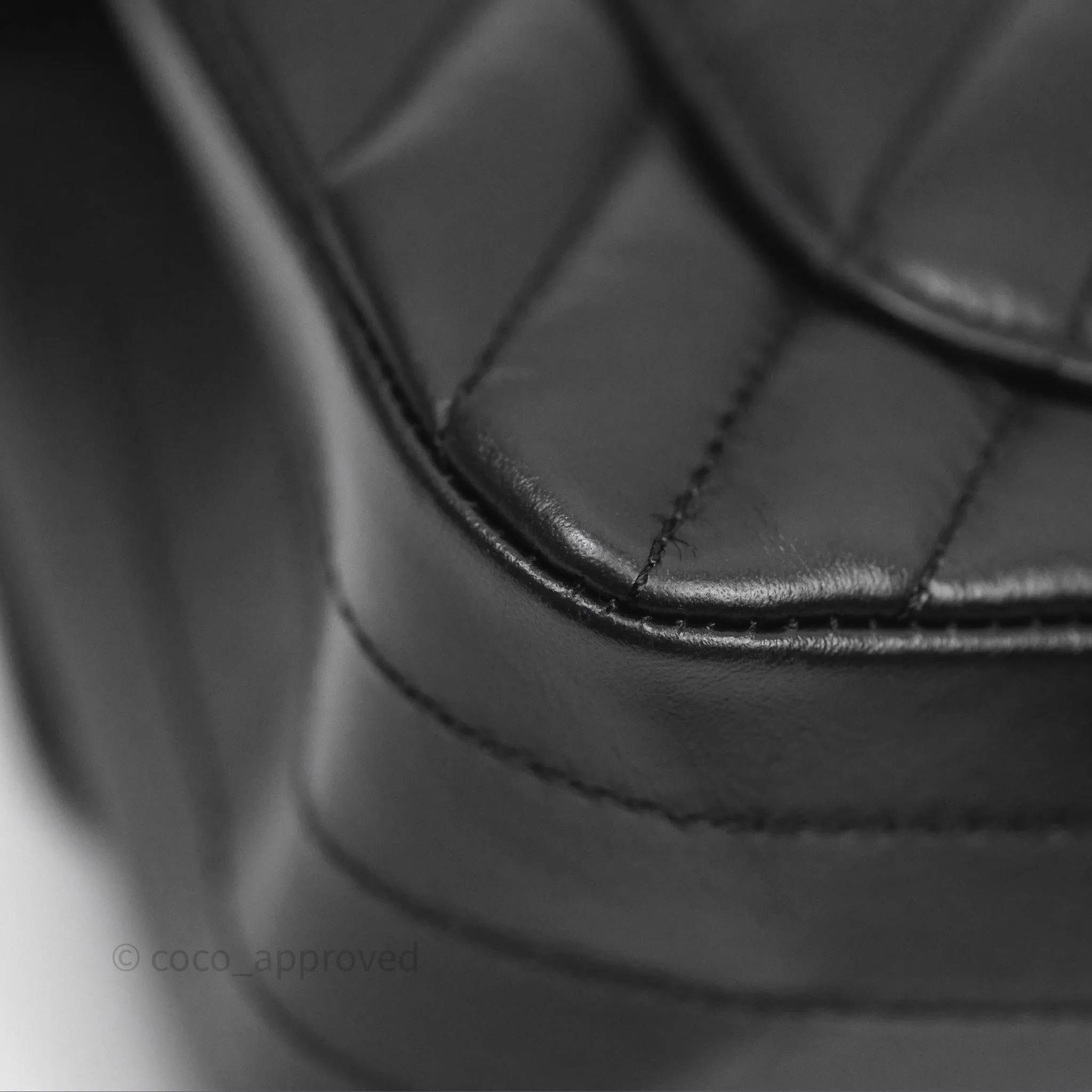 Chanel Mini Reissue 224 So Black Chevron Calfskin
