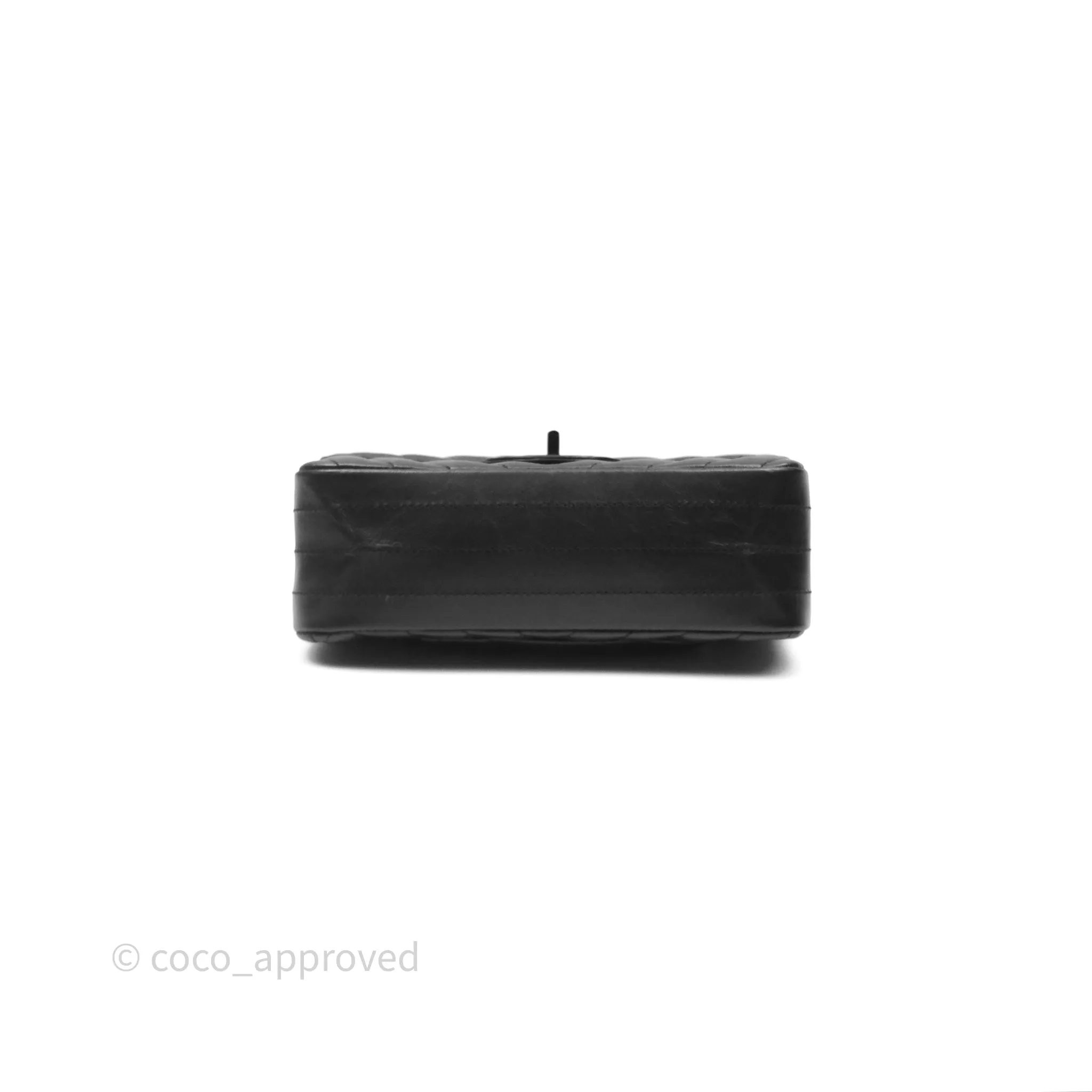 Chanel Mini Reissue 224 So Black Chevron Calfskin