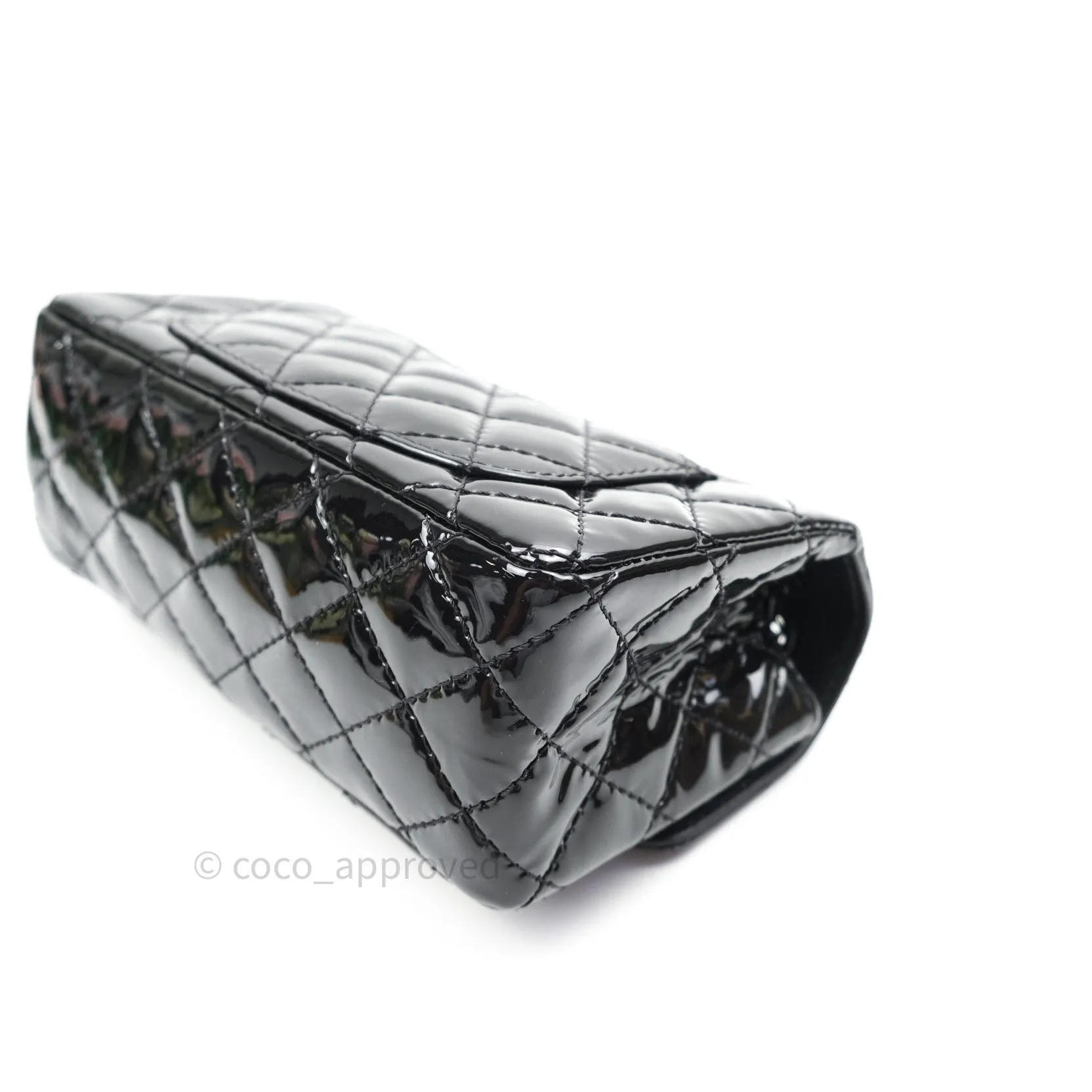 Chanel Mini Reissue 224 So Black Patent Black Hardware