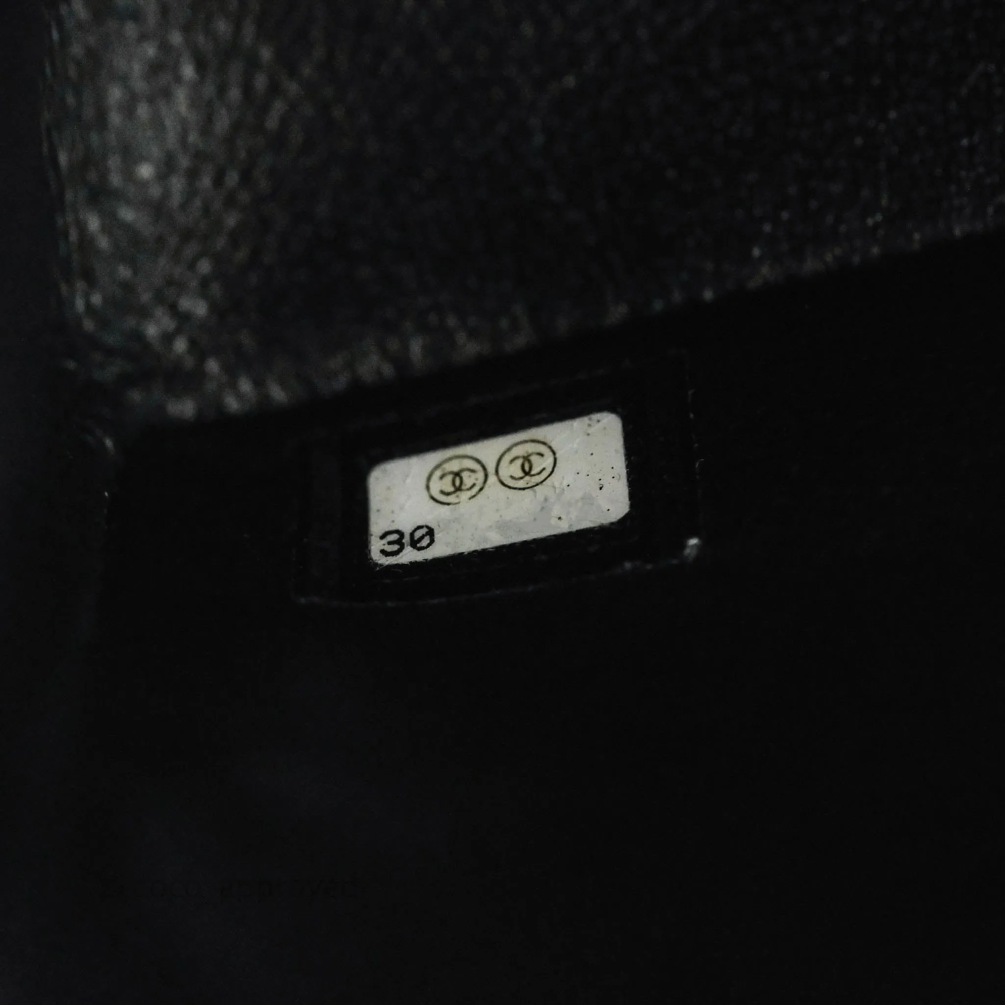 Chanel Mini Reissue 224 Tweed Black Aged Gold Hardware
