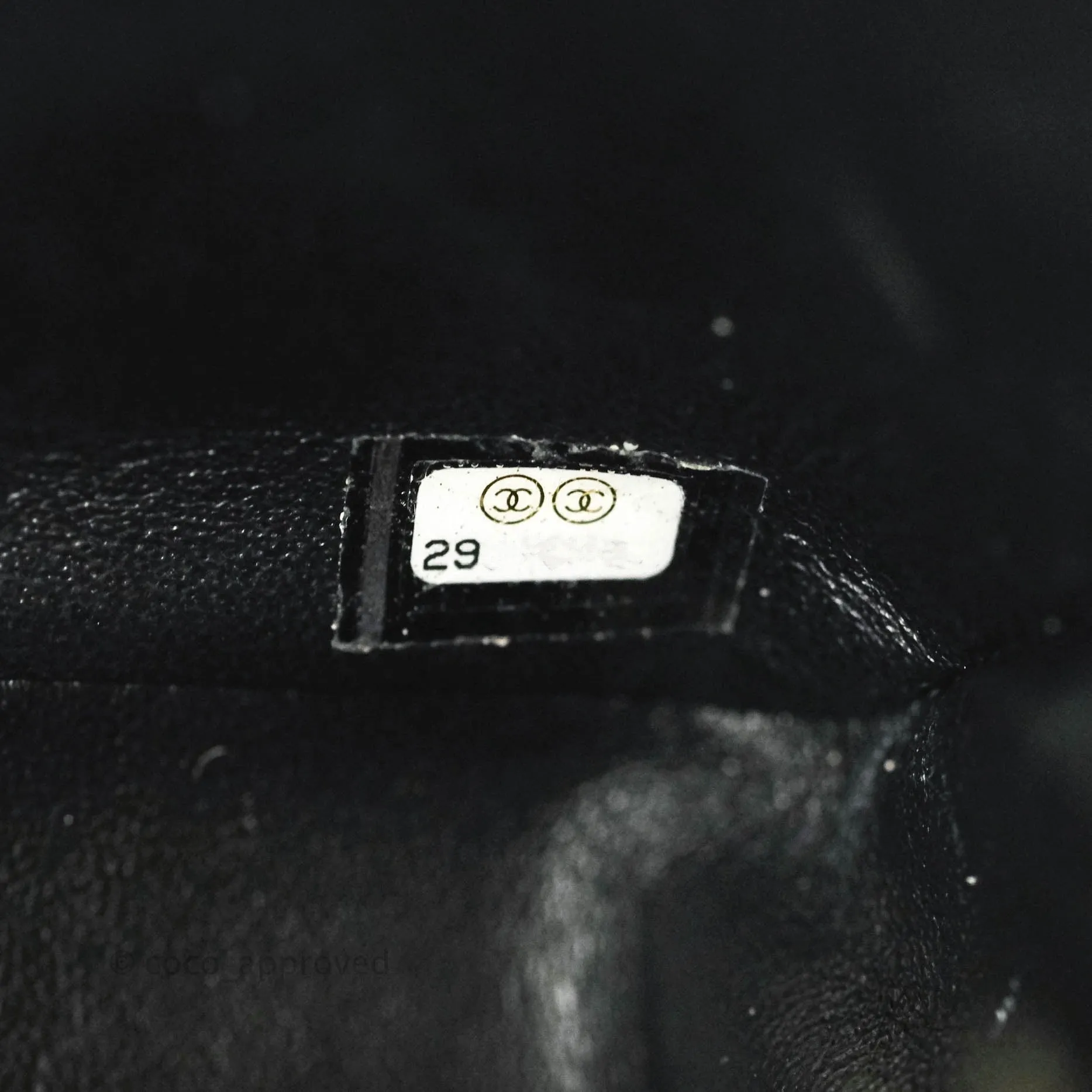 Chanel Mini Square Black Lambskin Gold Hardware