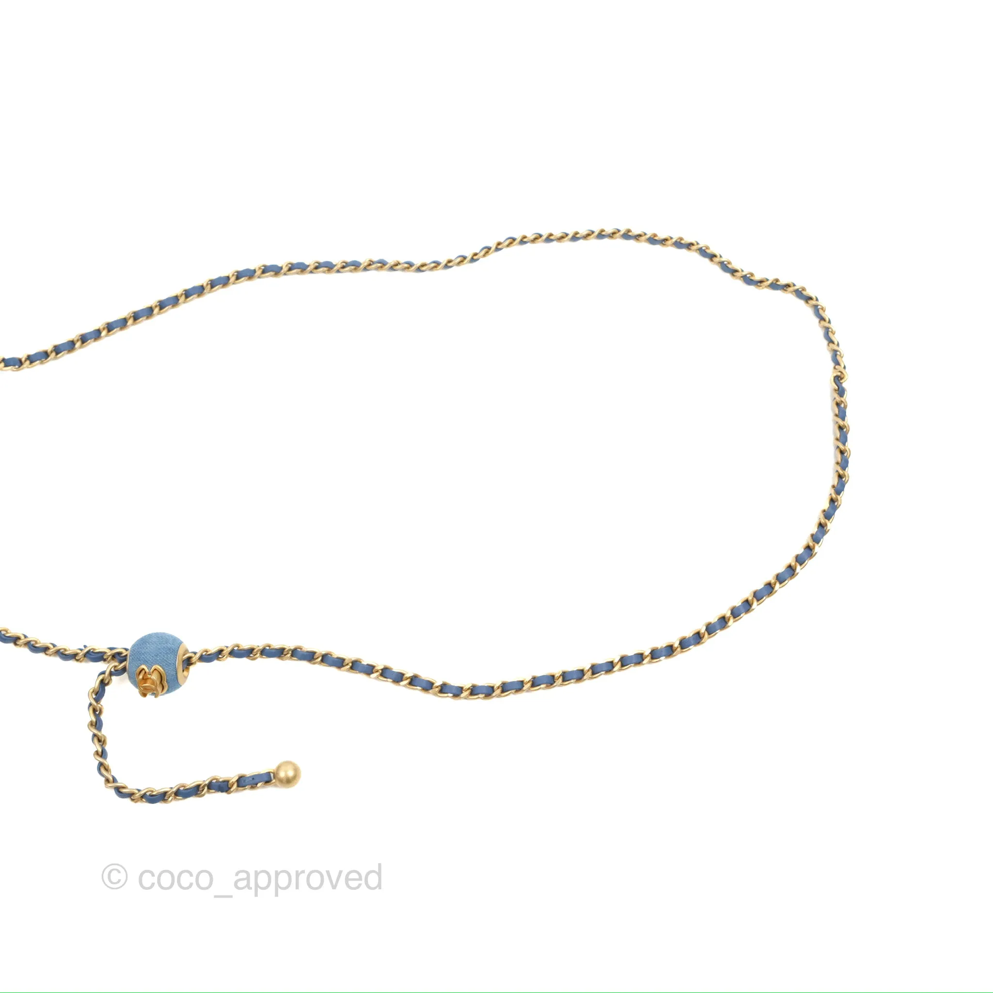 Chanel Mini Square Pearl Crush Quilted Denim Aged Gold Hardware