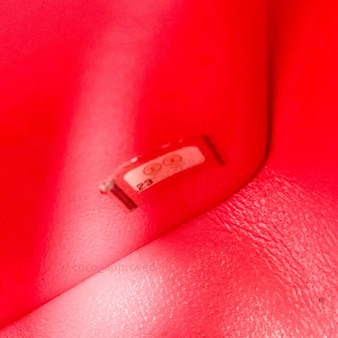 Chanel Mini Square Pink Caviar Gold Hardware 17C