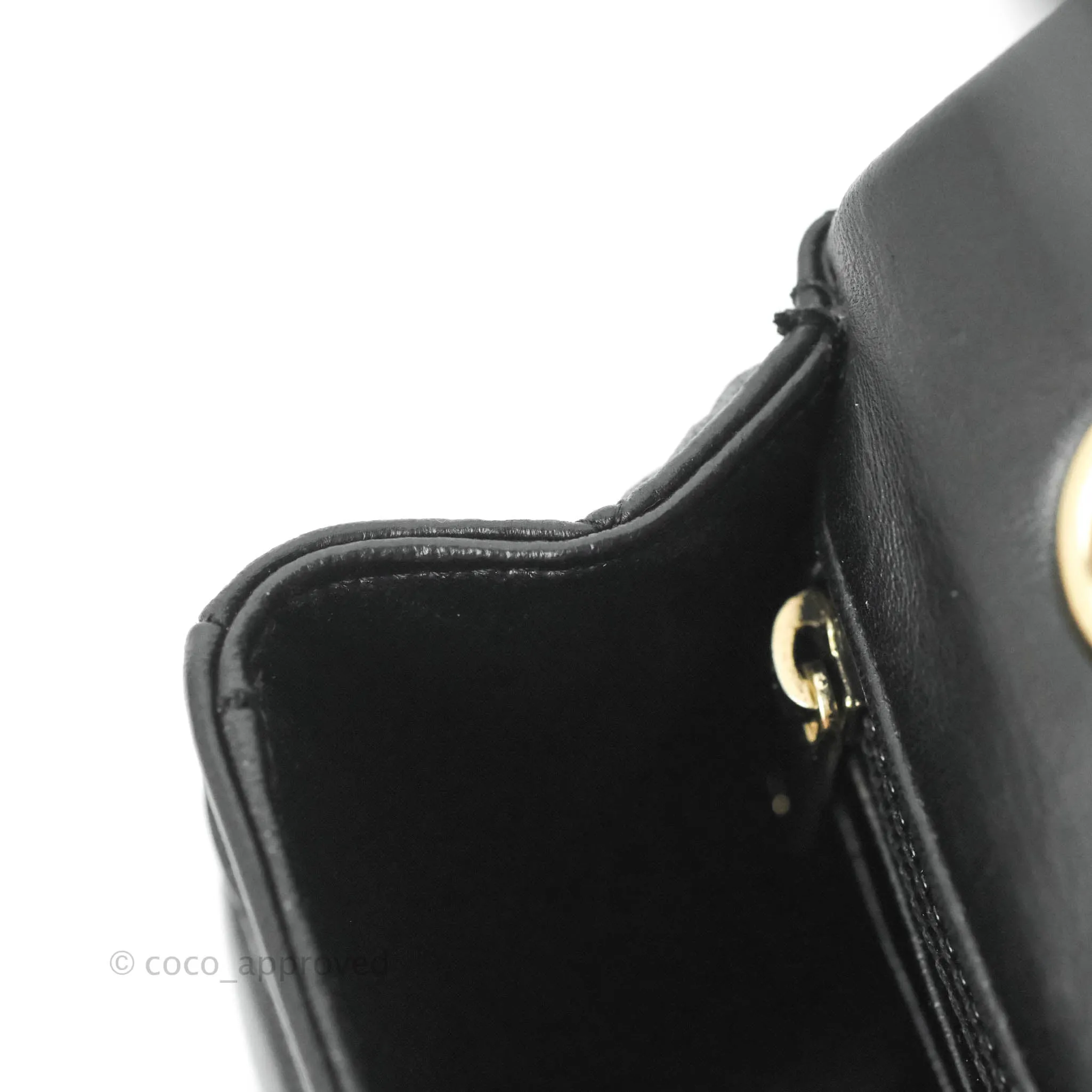 Chanel M/L Medium Flap Bag Valentine Limited Edition Black Lambskin Gold Hardware