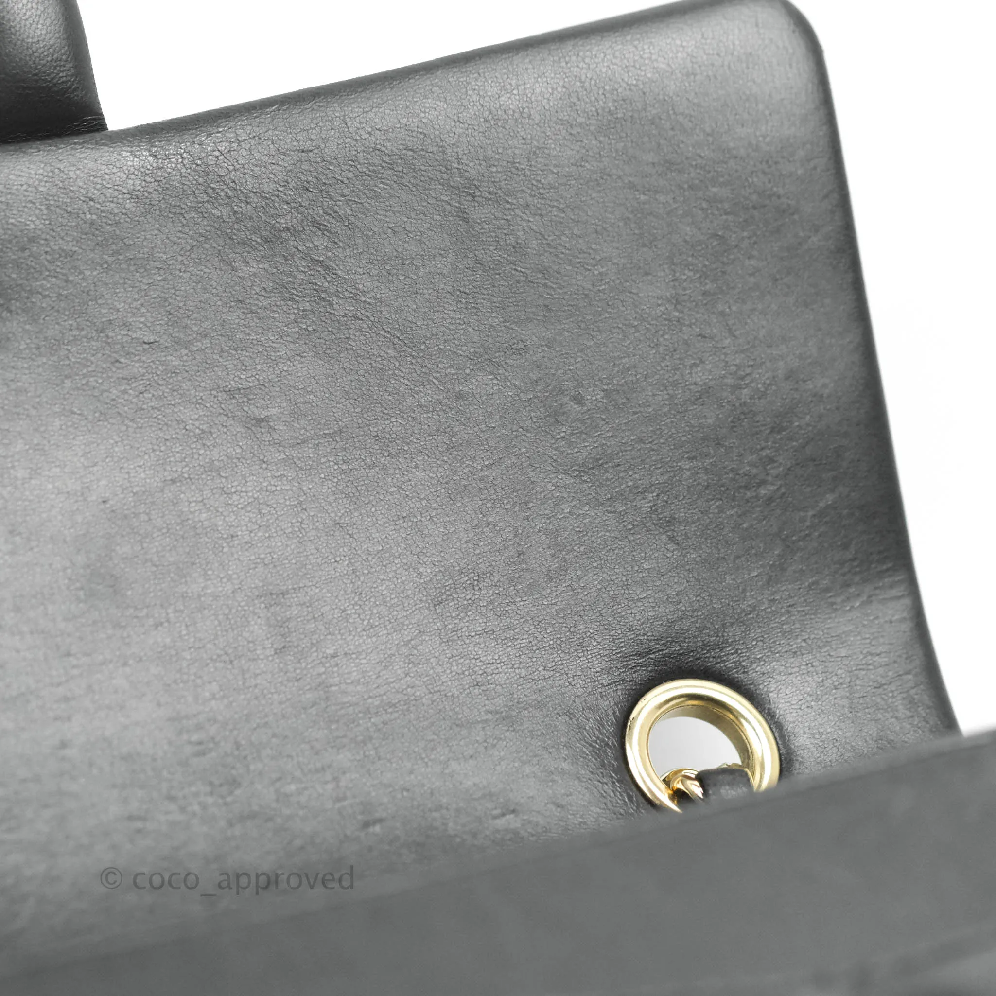 Chanel M/L Medium Flap Bag Valentine Limited Edition Black Lambskin Gold Hardware