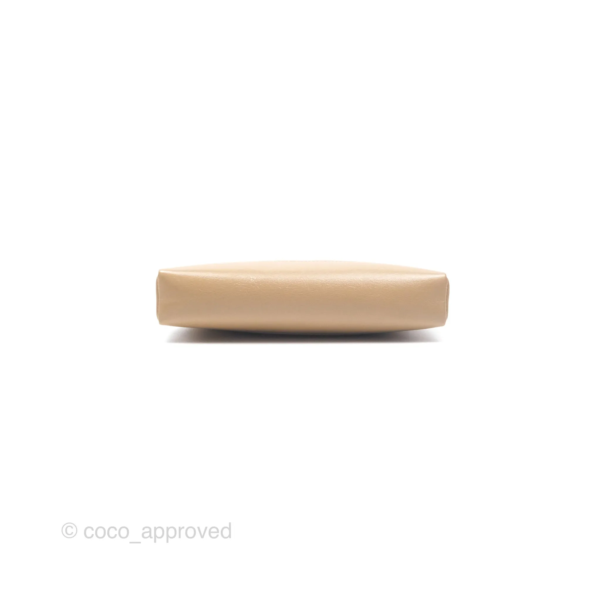 Chanel Nano 31 Beige Shiny Lambskin Gold Hardware
