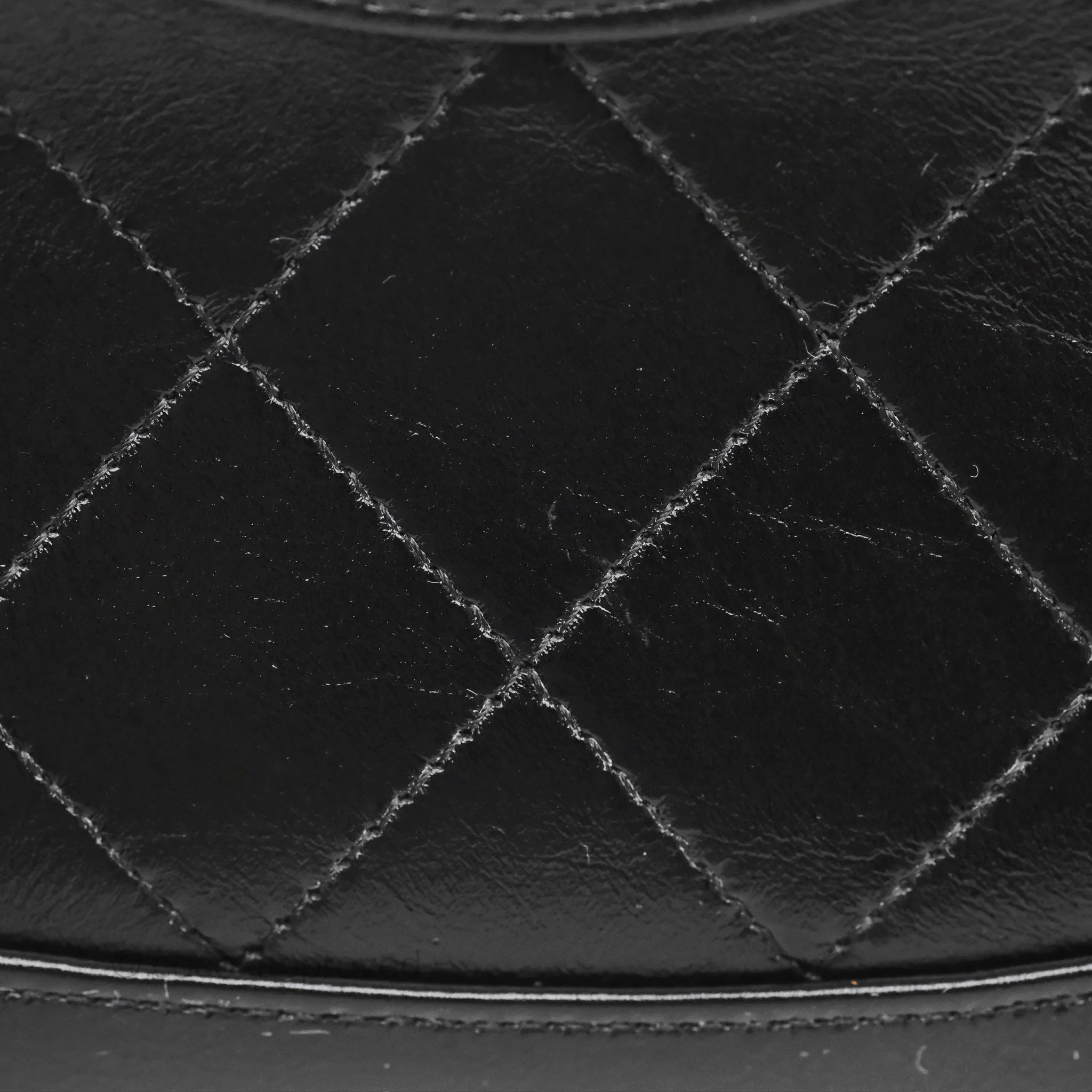 Chanel Nano 31 Black Shiny Calfskin Gold Hardware