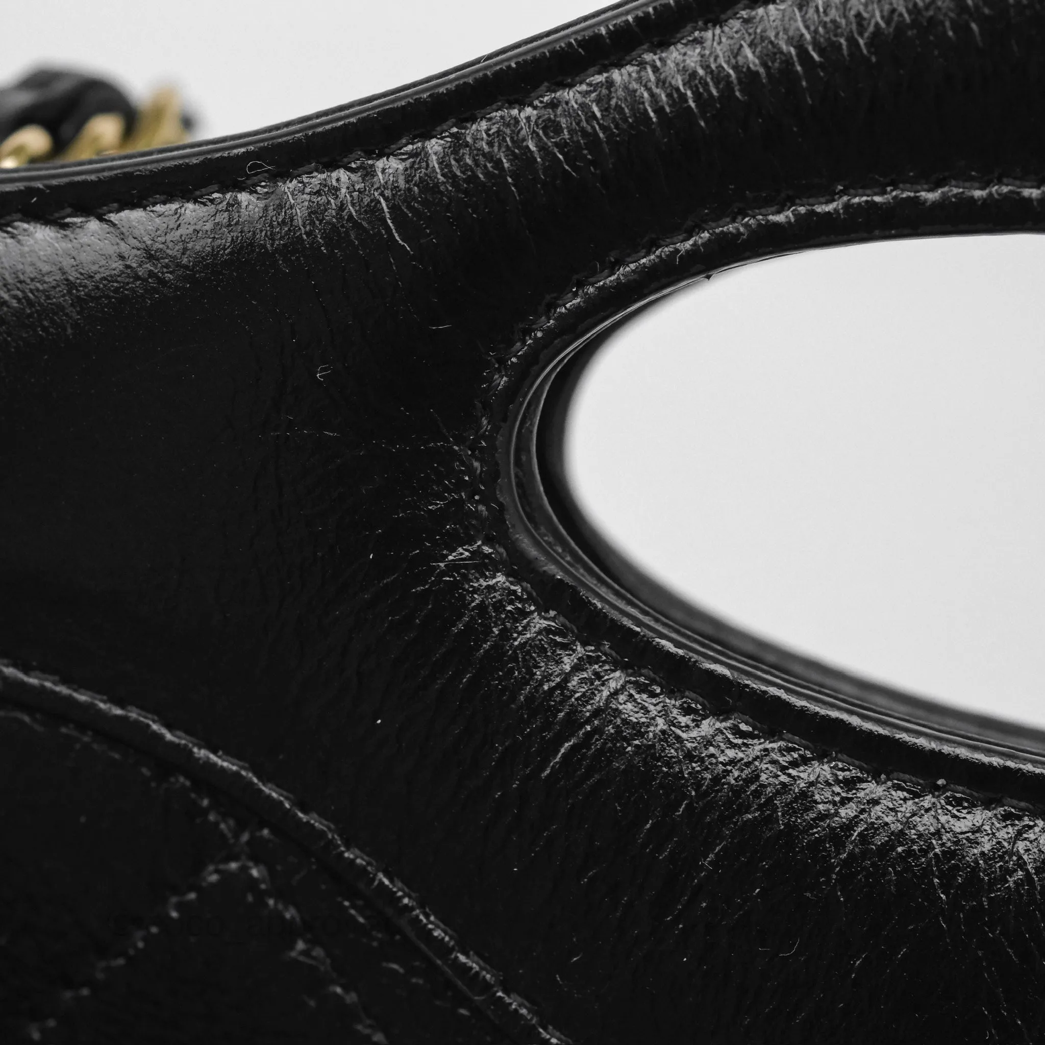 Chanel Nano 31 Black Shiny Calfskin Gold Hardware