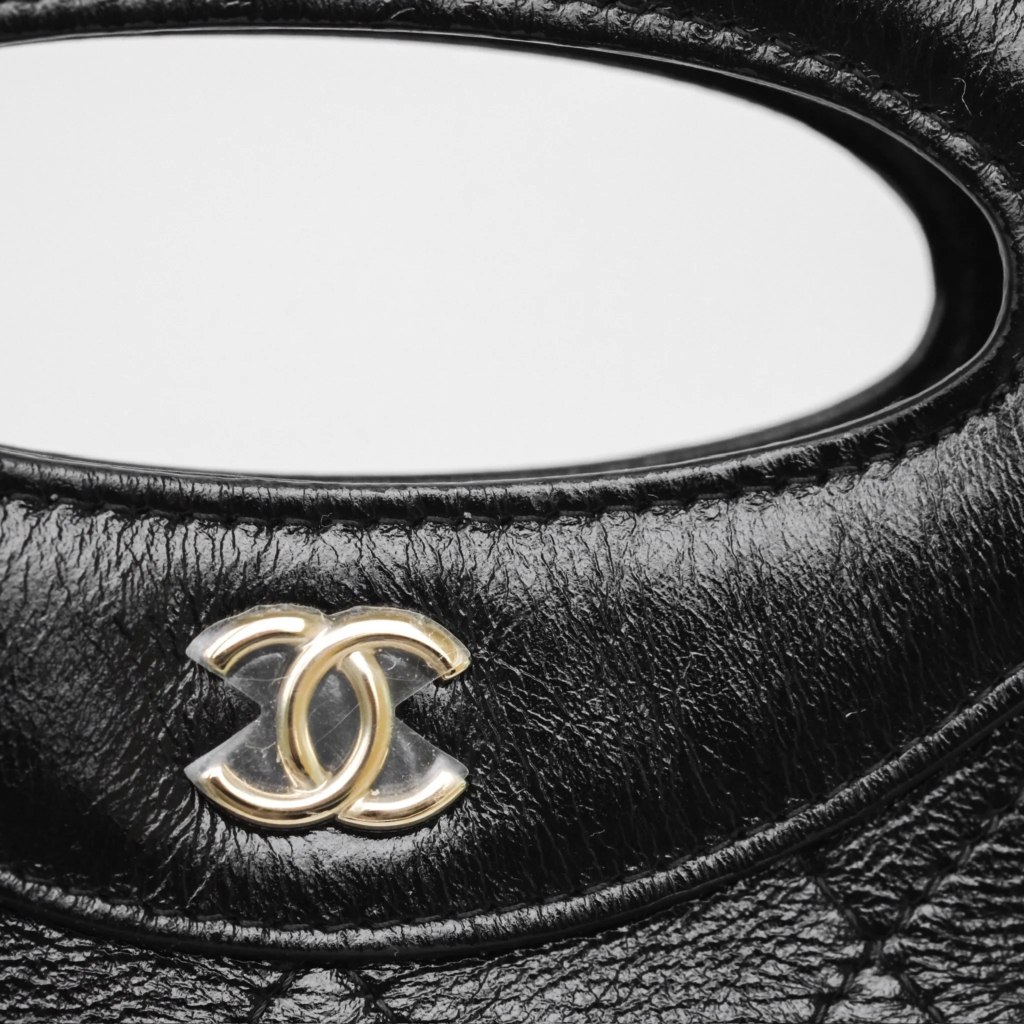 Chanel Nano 31 Black Shiny Calfskin Gold Hardware