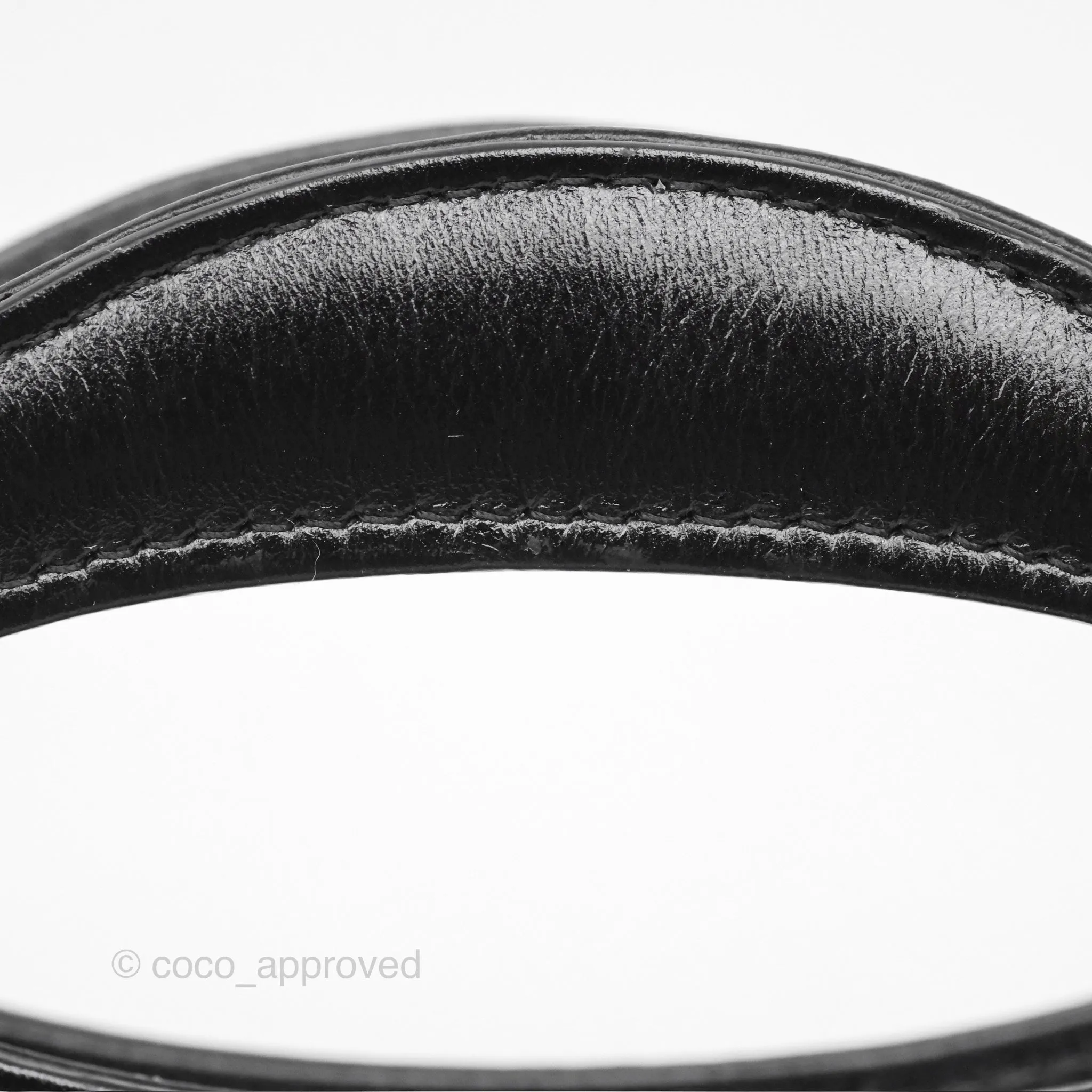 Chanel Nano 31 Black Shiny Calfskin Gold Hardware
