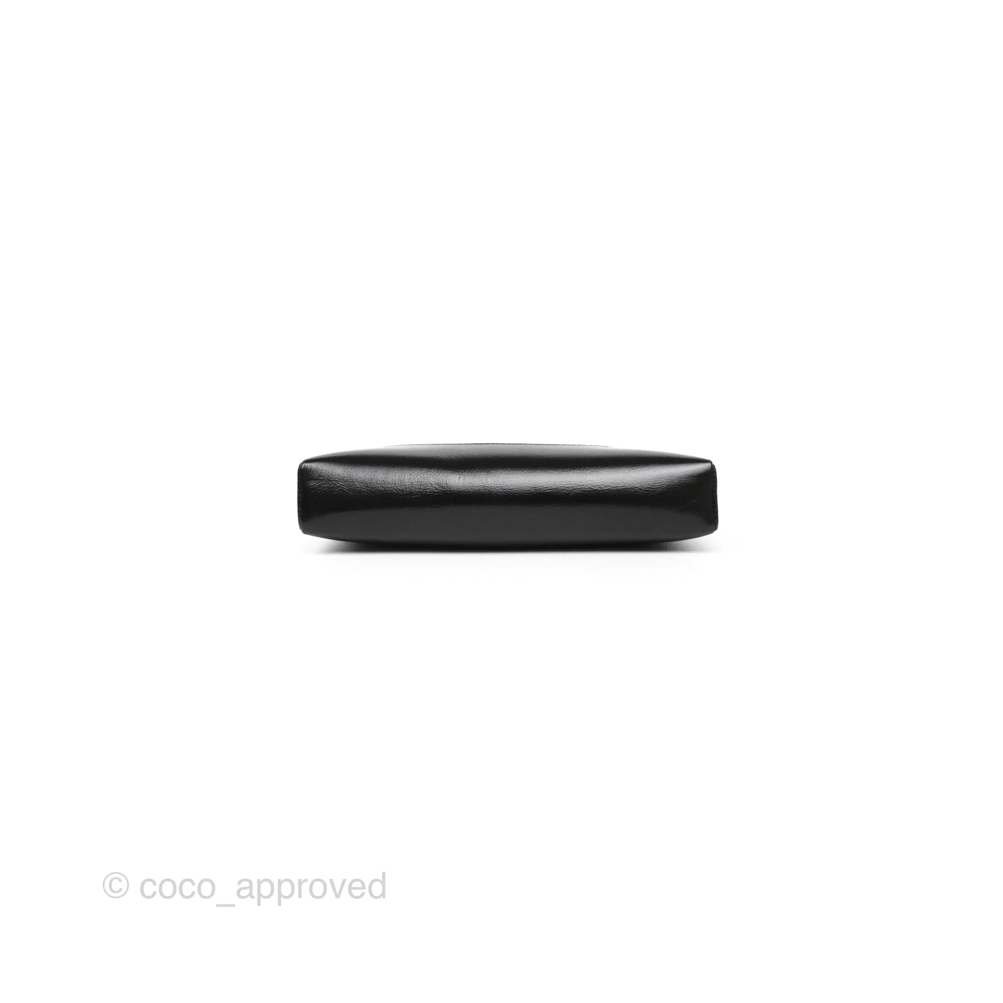 Chanel Nano 31 Black Shiny Calfskin Gold Hardware