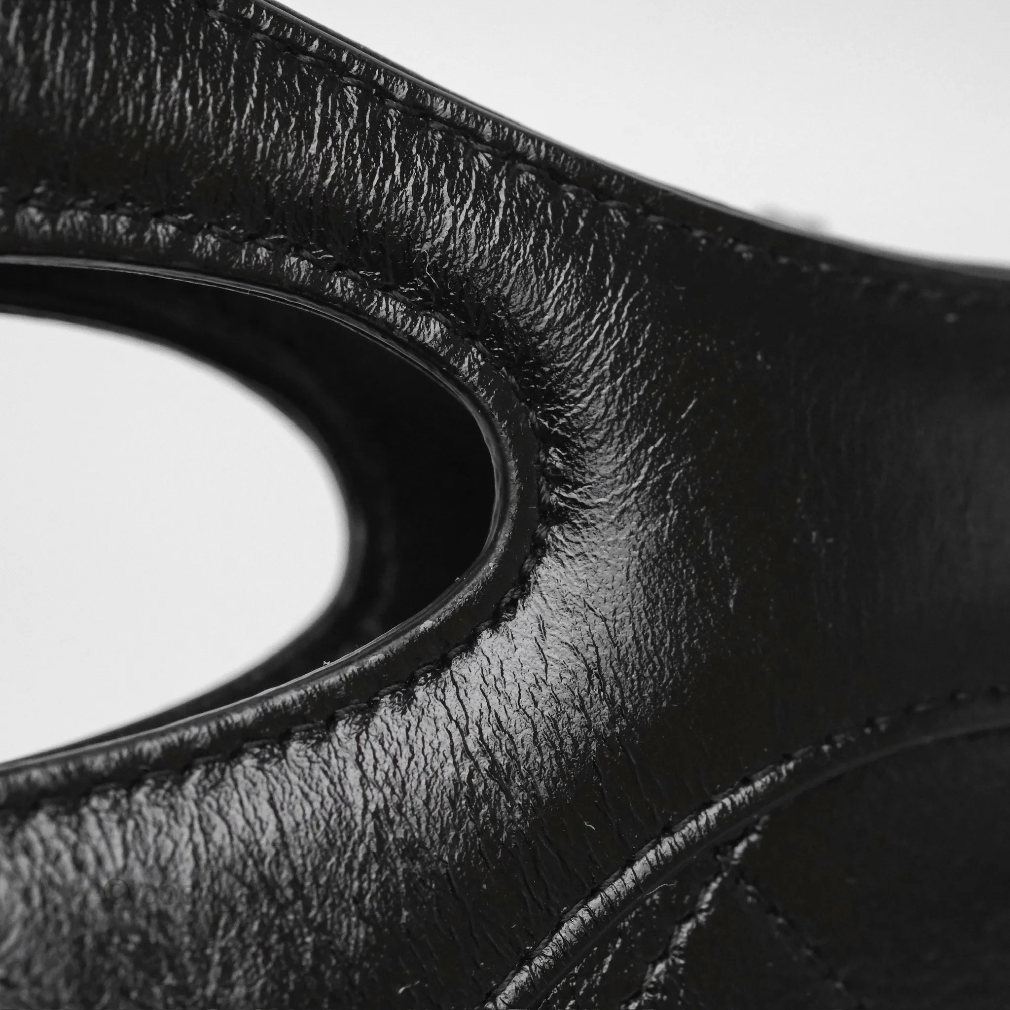Chanel Nano 31 Black Shiny Calfskin Gold Hardware