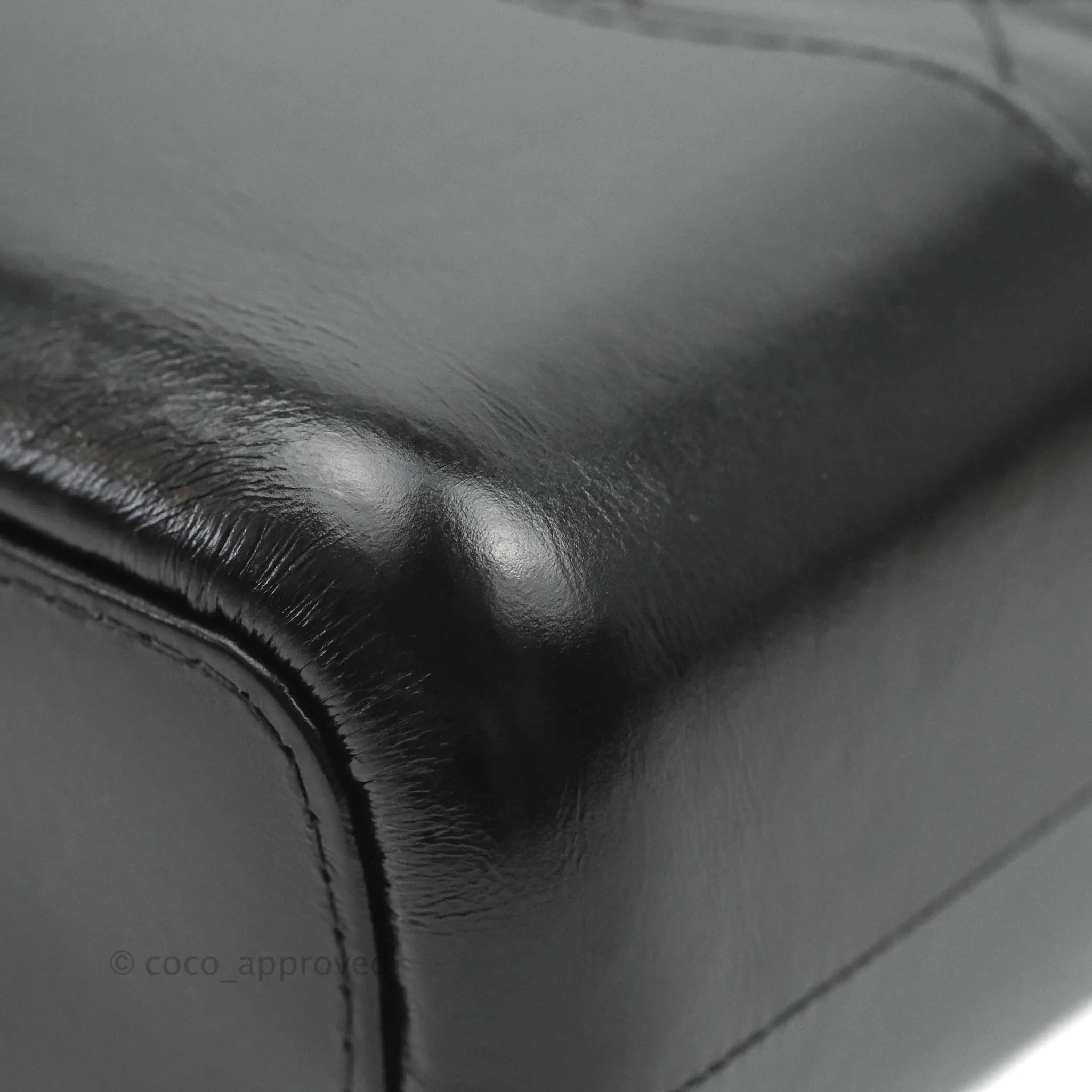Chanel Quilted Medium Gabrielle Hobo Black Aged Calfskin Mixed Hardware