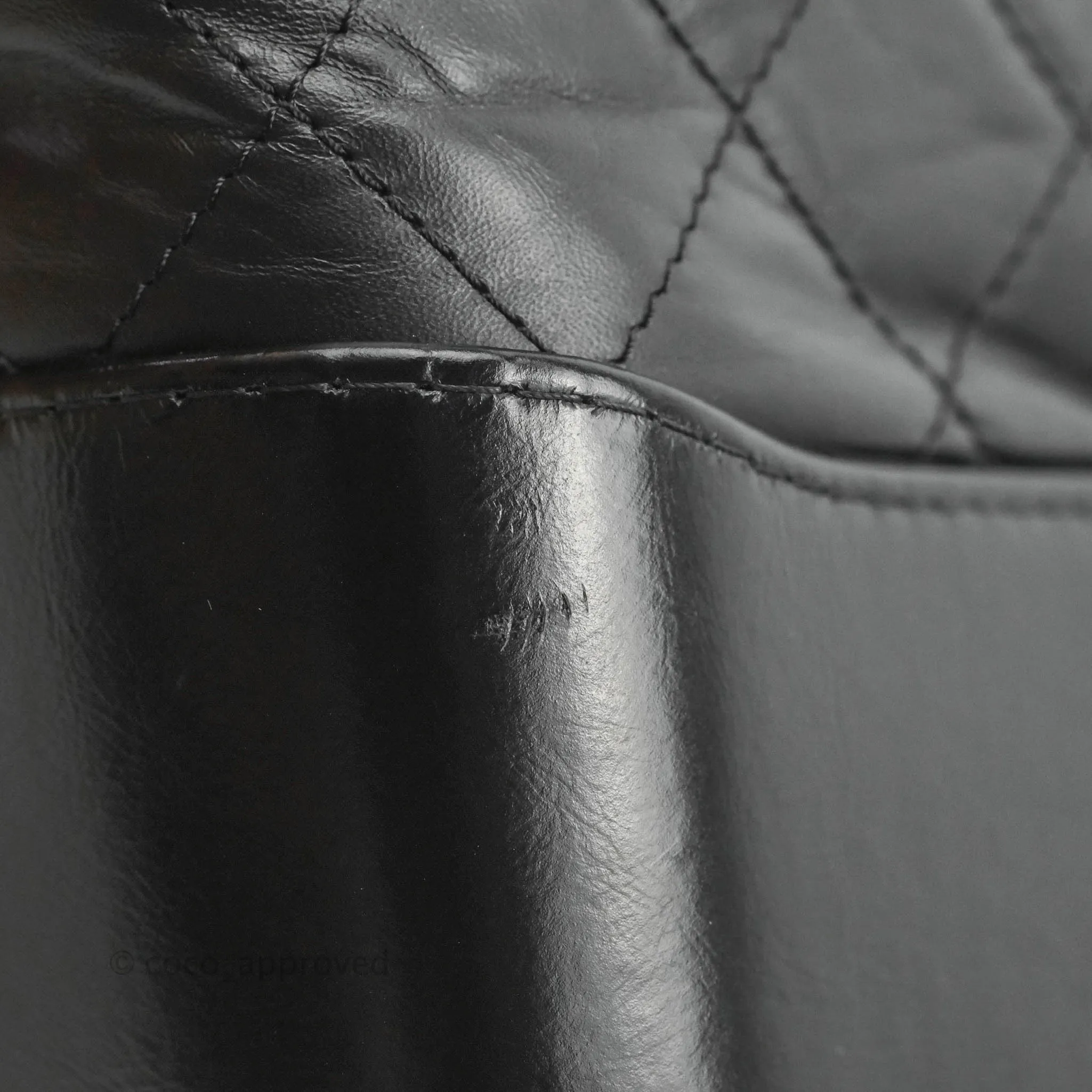 Chanel Quilted Medium Gabrielle Hobo Black Aged Calfskin Mixed Hardware