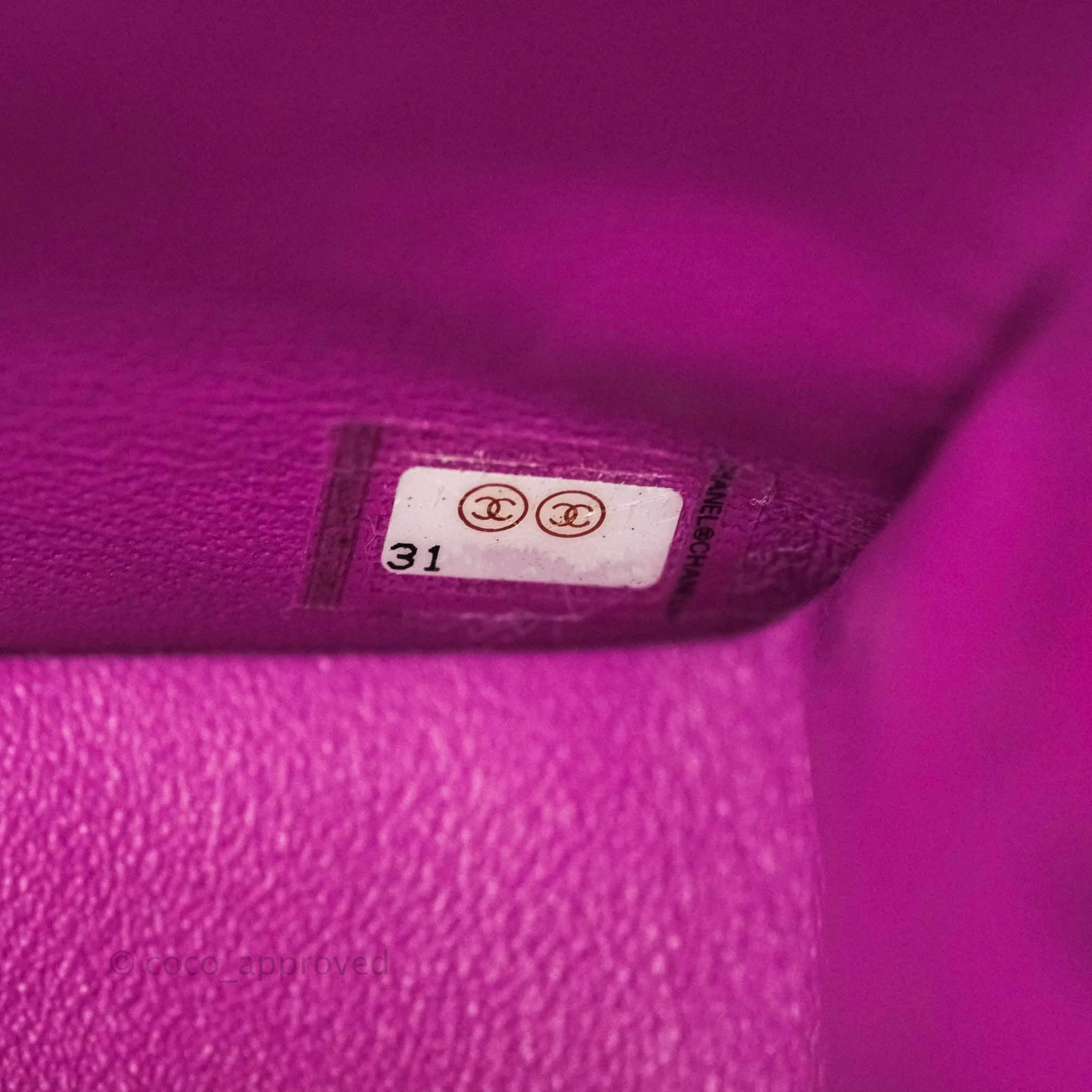 Chanel Quilted Mini Rectangular Flap Blue & Purple Lambskin Rainbow Hardware 21C
