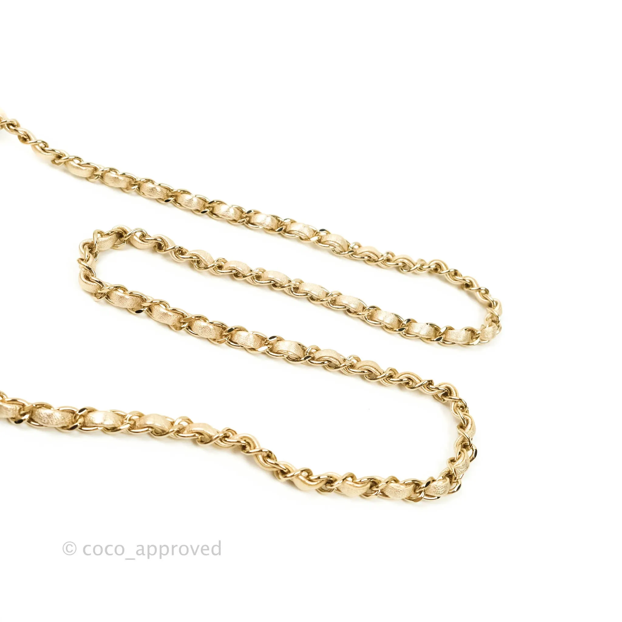 Chanel Quilted Mini Rectangular Iridescent Gold Lambskin Gold Hardware