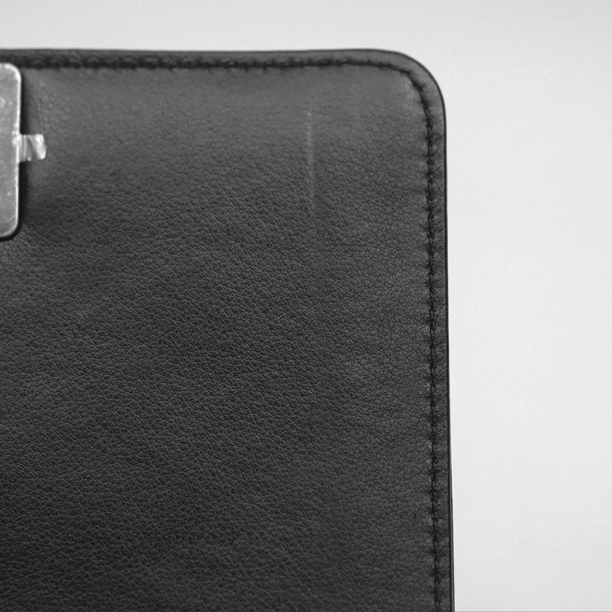 Chanel Quilted North South Boy Flap Black Calfskin Ruthenium Hardware