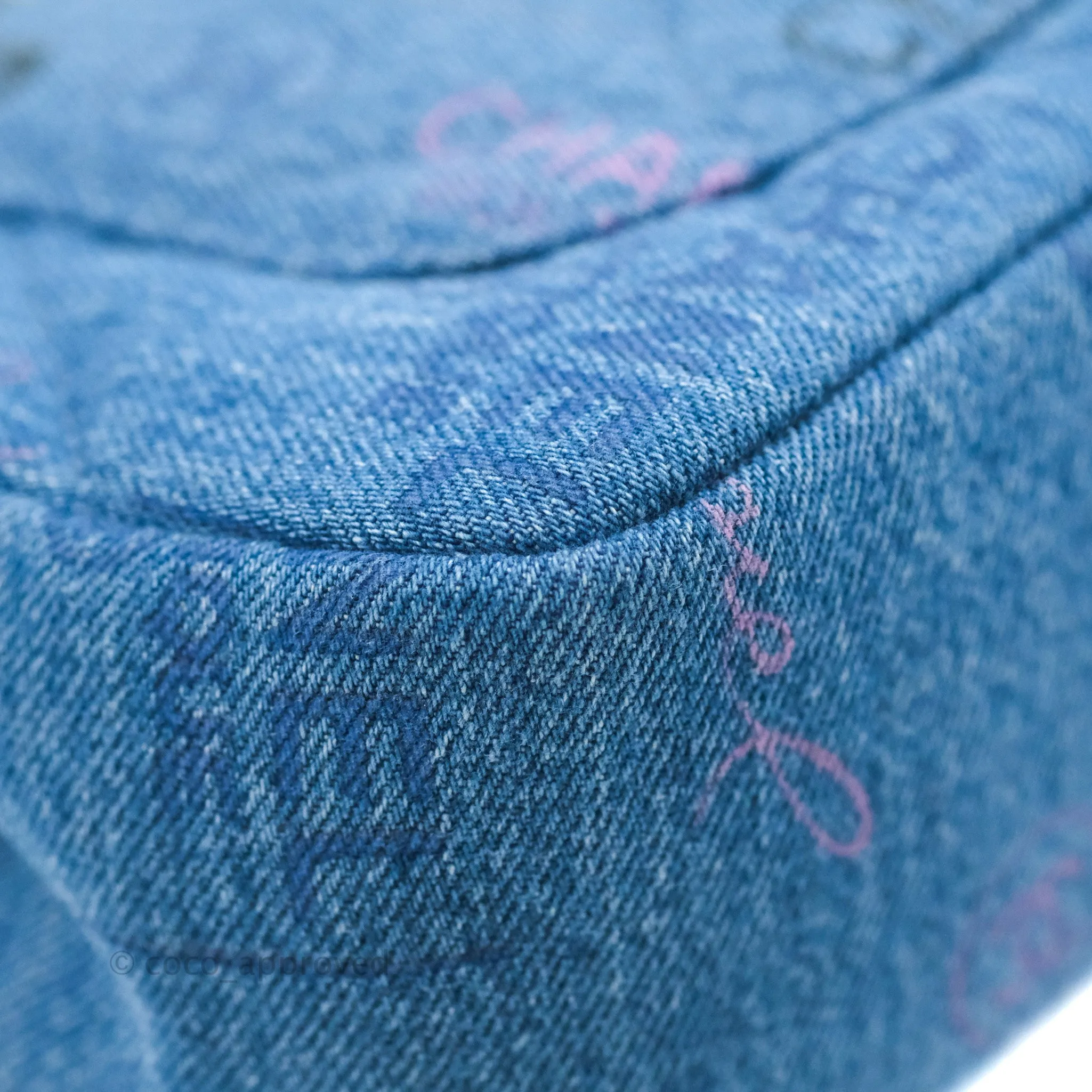 Chanel Quilted Small Denim Mood Flap Blue Multicolor 22P