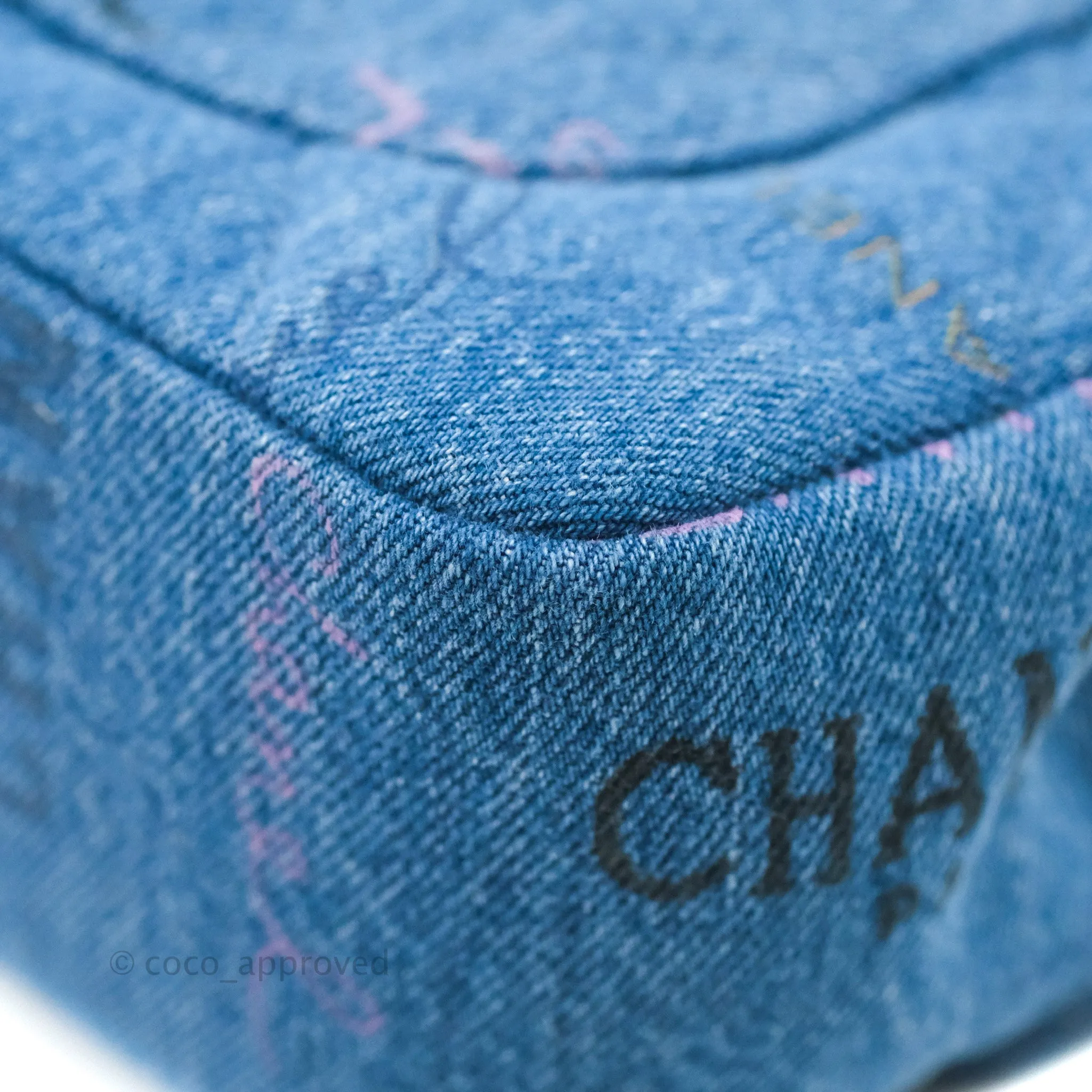 Chanel Quilted Small Denim Mood Flap Blue Multicolor 22P
