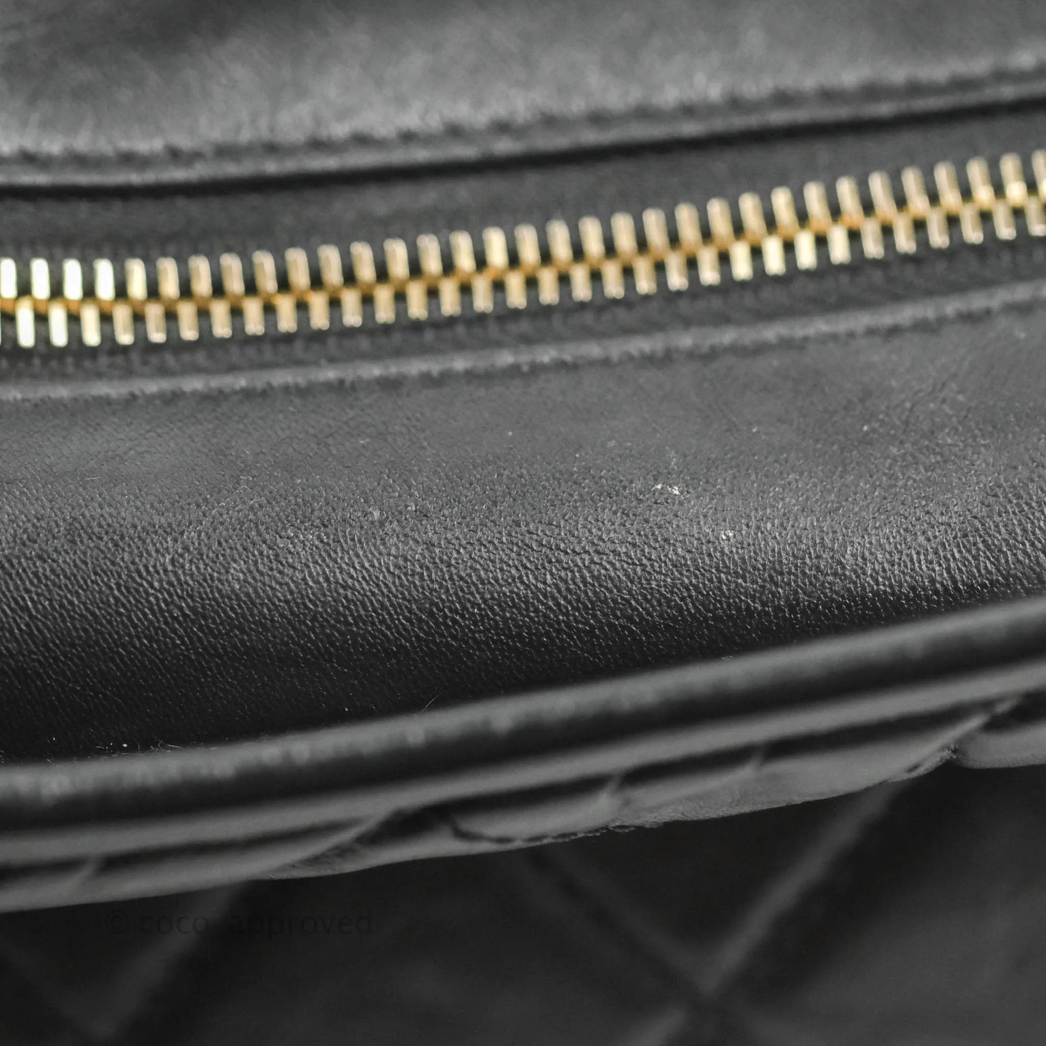 Chanel Quilted Small Gabrielle Hobo Black Aged Calfskin