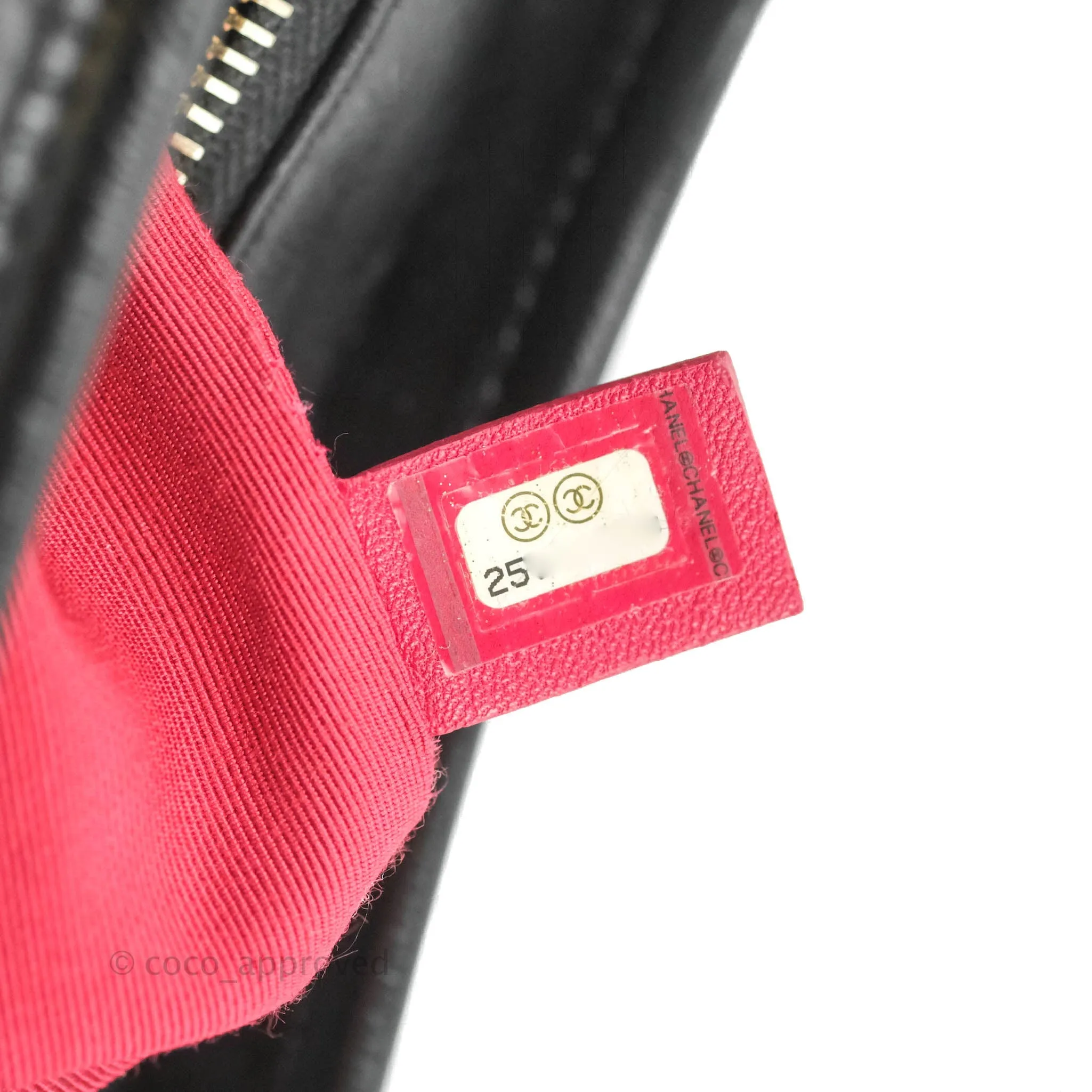 Chanel Quilted Small Gabrielle Hobo Black Aged Calfskin
