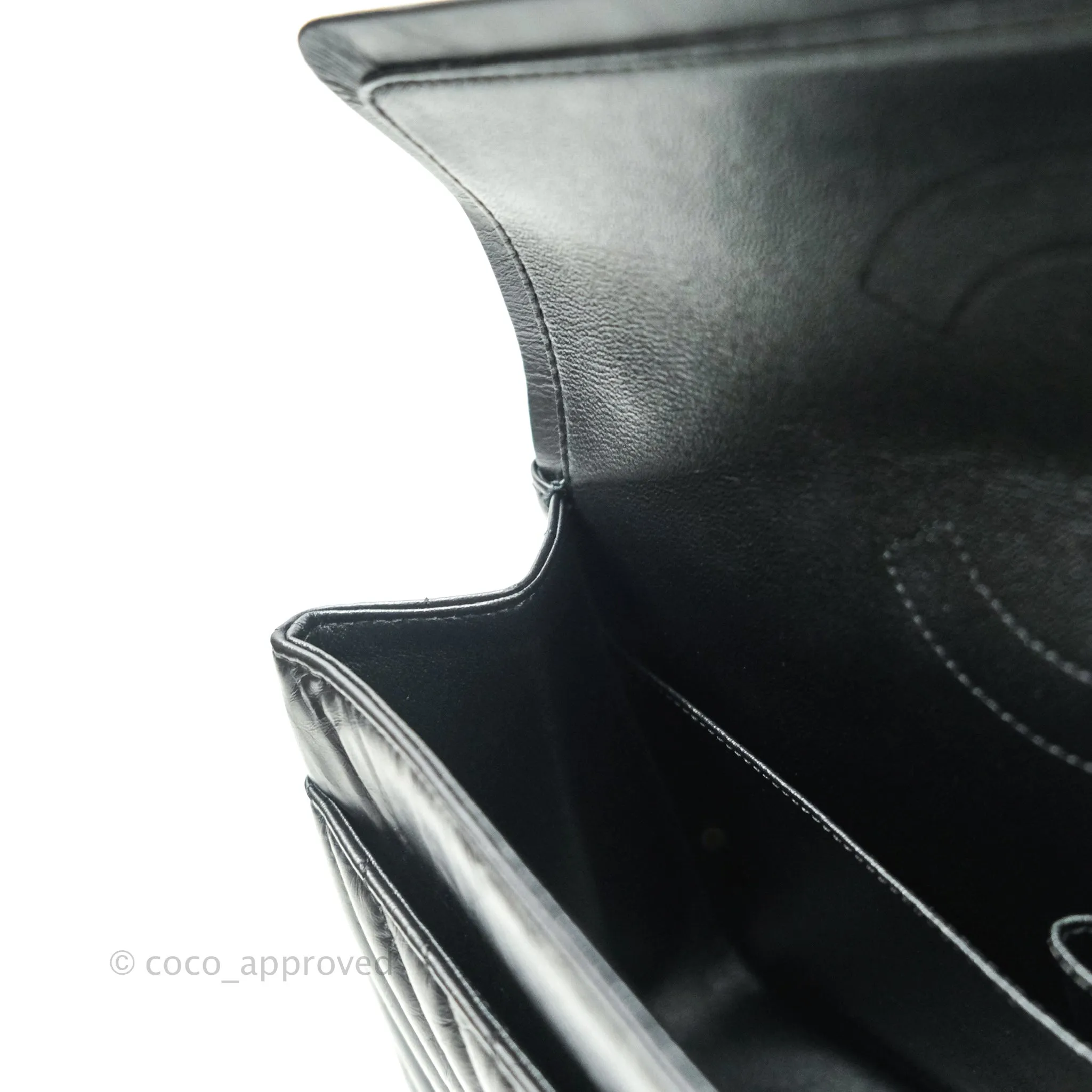 Chanel Reissue Chevron Aged Calfskin So Black Hardware 226