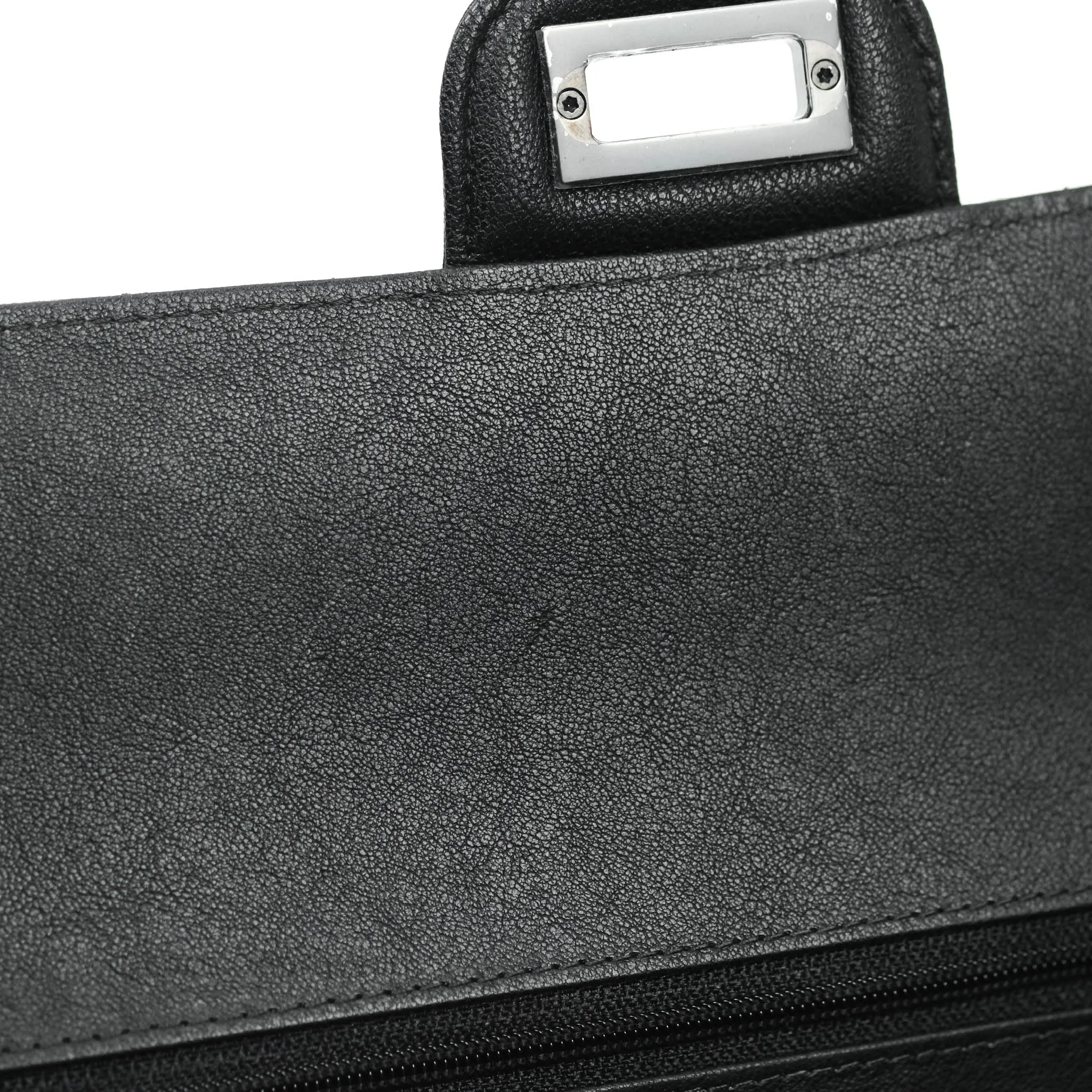 Chanel Reissue Chevron So Black Black Hardware 226