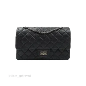 Chanel Reissue Quilted Aged Calfskin Black Aged Ruthenium Hardware 227