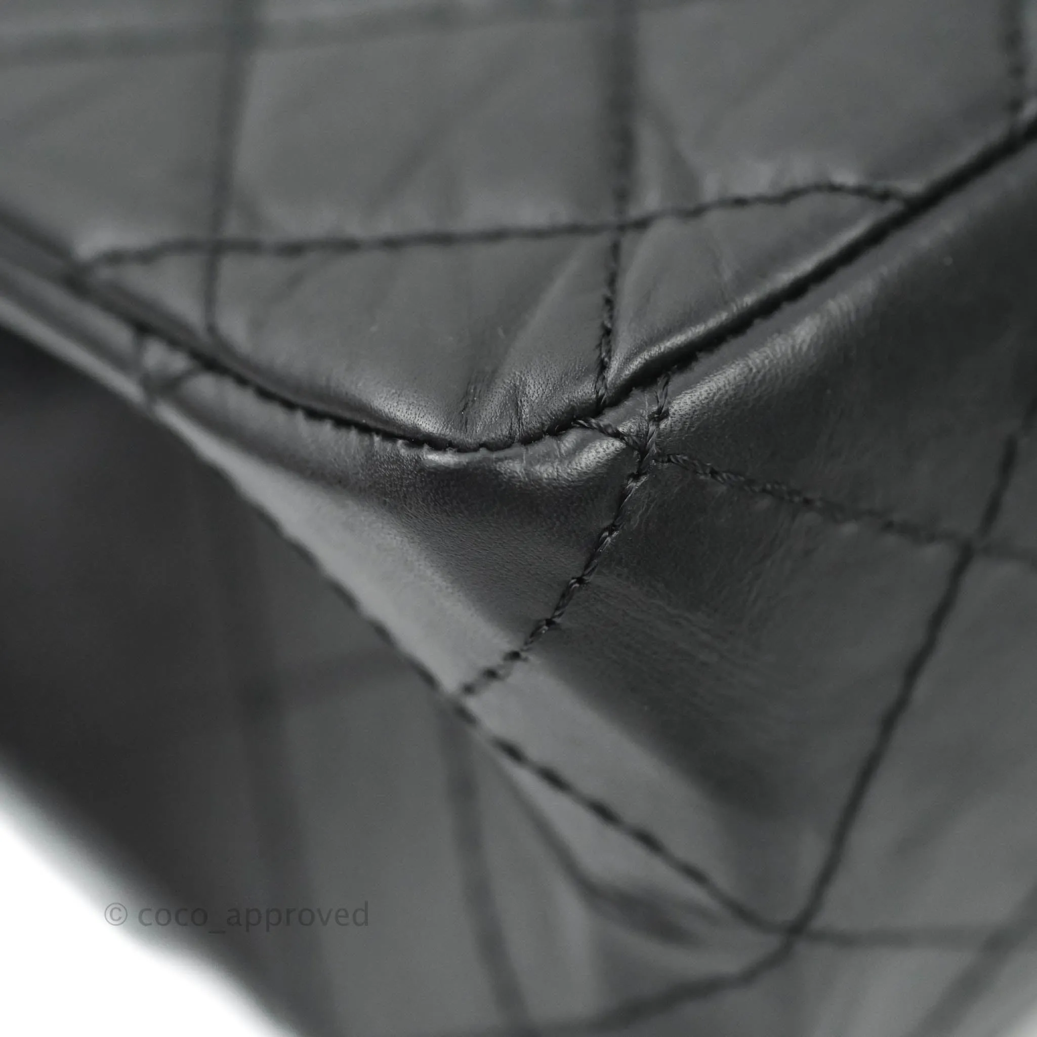 Chanel Reissue Quilted Aged Calfskin Black Aged Ruthenium Hardware 227
