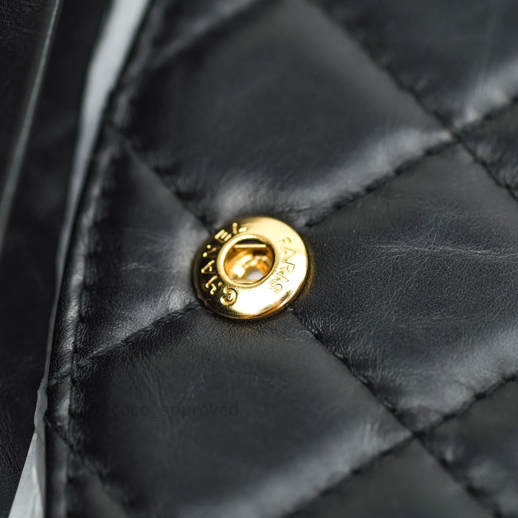Chanel Reissue Quilted Aged Calfskin Black Gold Hardware 226
