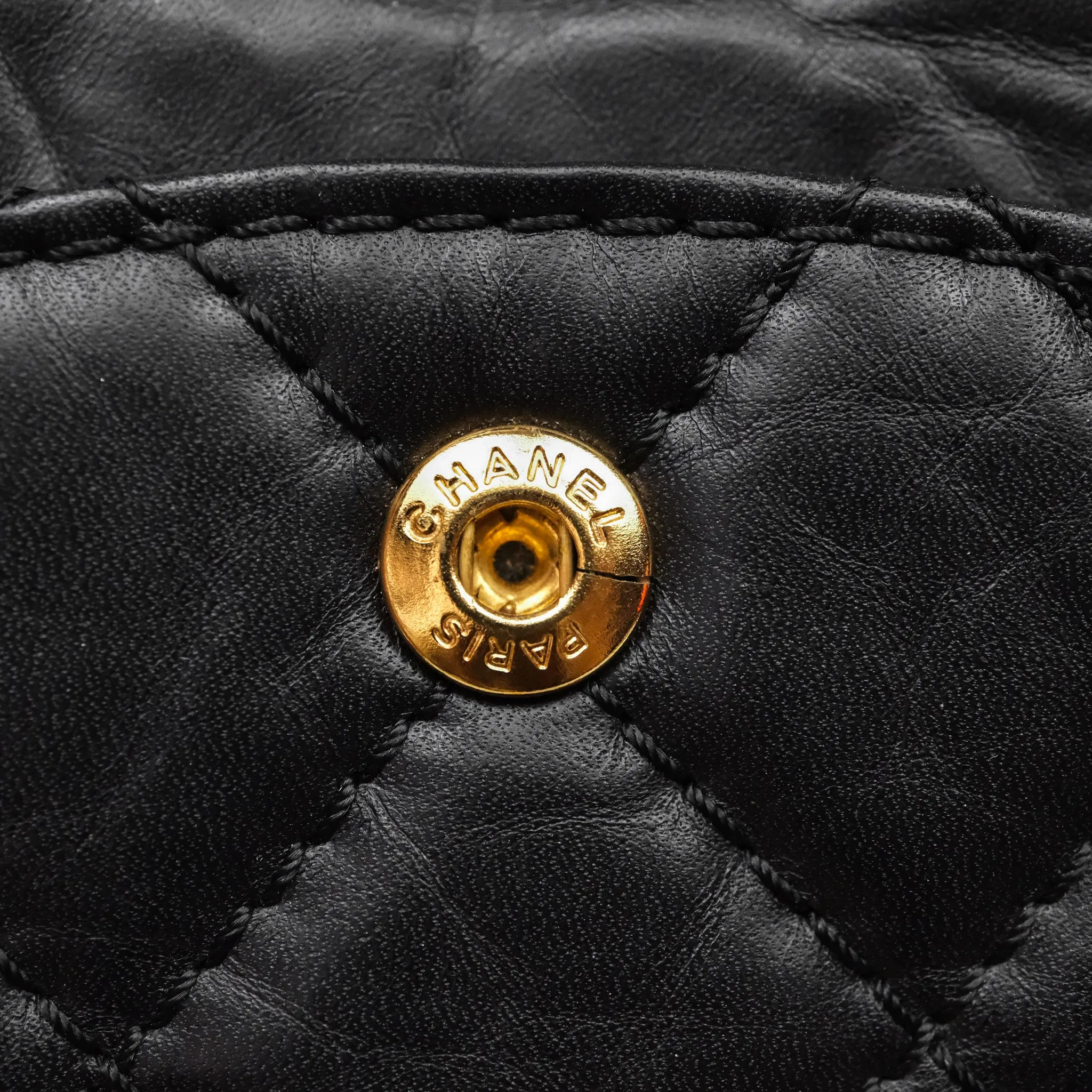 Chanel Reissue Quilted Aged Calfskin Black Gold Hardware 226