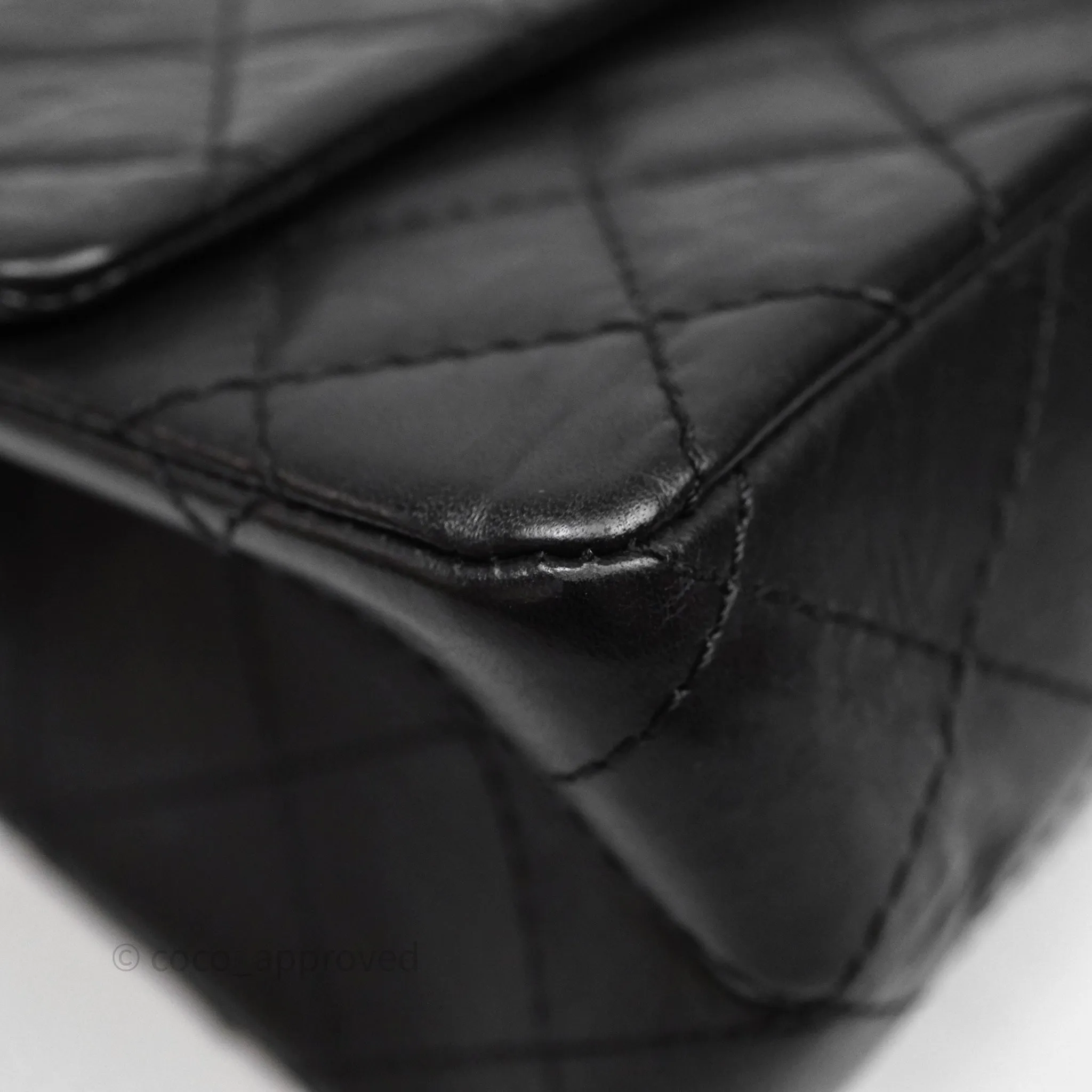 Chanel Reissue Quilted Aged Calfskin Black Gold Hardware 226