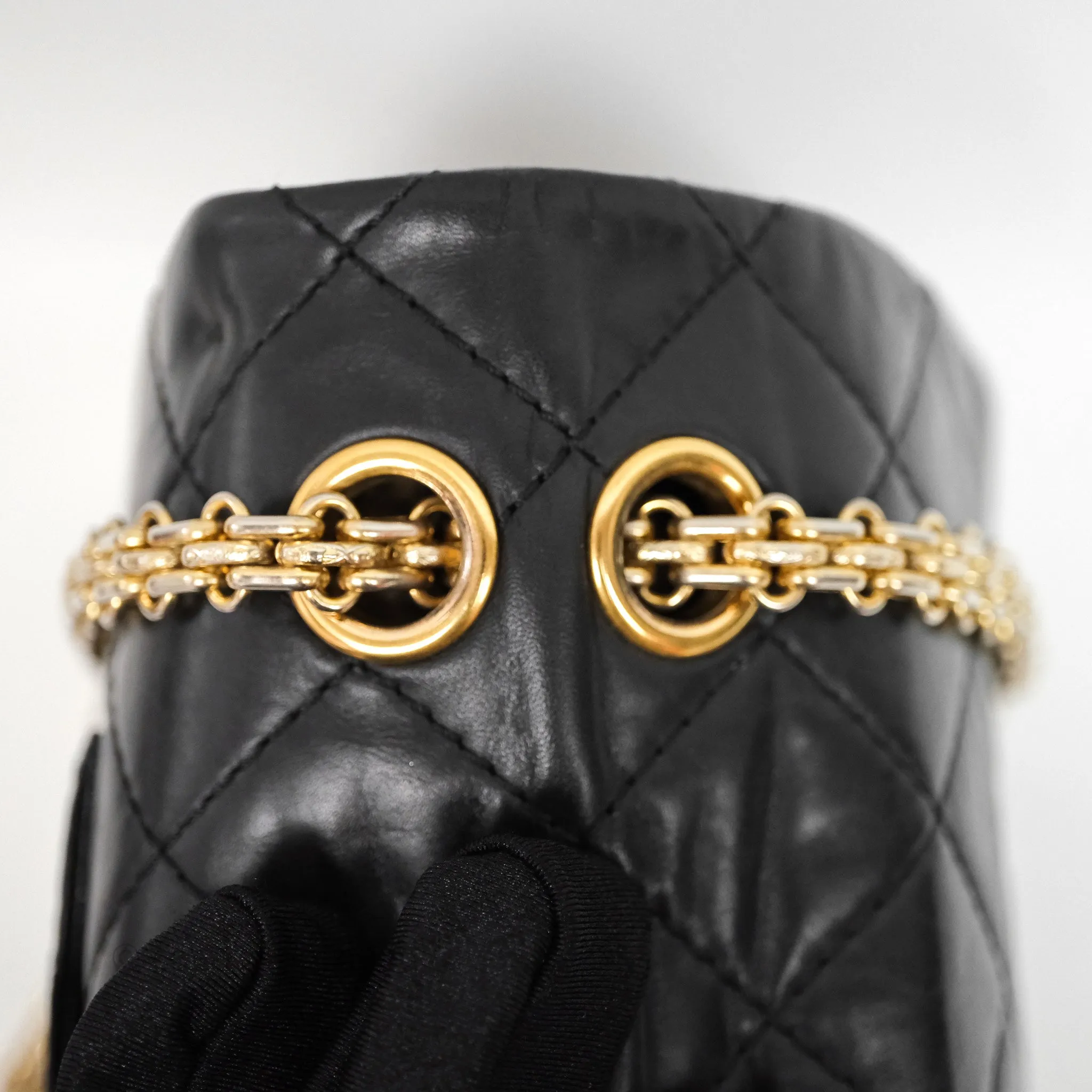 Chanel Reissue Quilted Aged Calfskin Black Gold Hardware 226