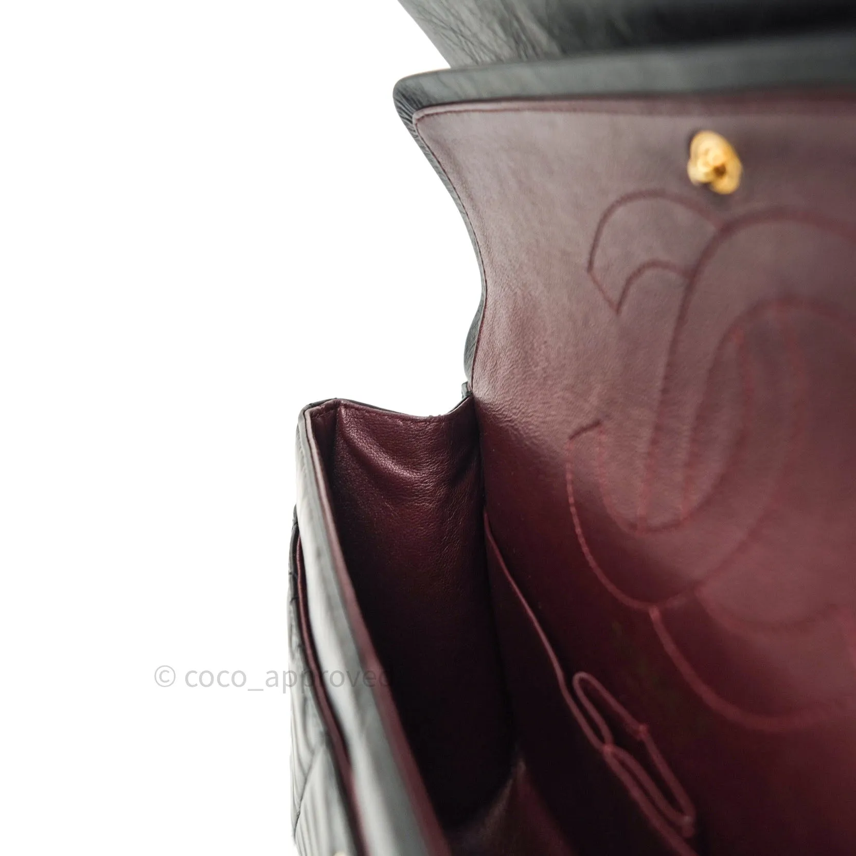 Chanel Reissue Quilted Aged Calfskin Black Gold Hardware 226