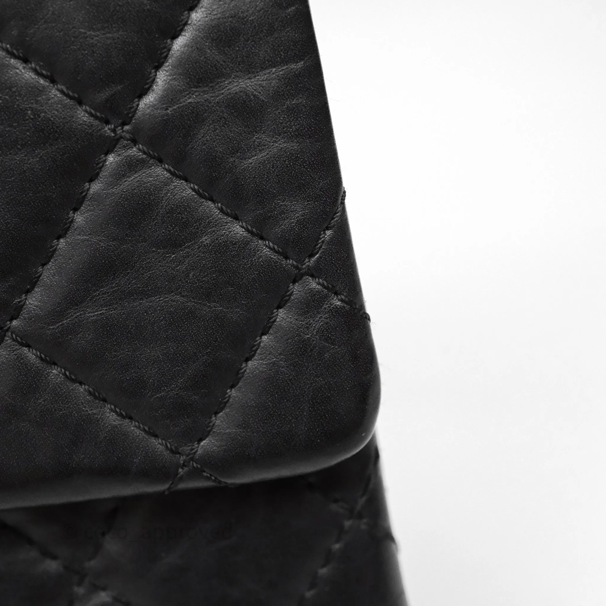 Chanel Reissue Quilted Aged Calfskin Black Gold Hardware 226