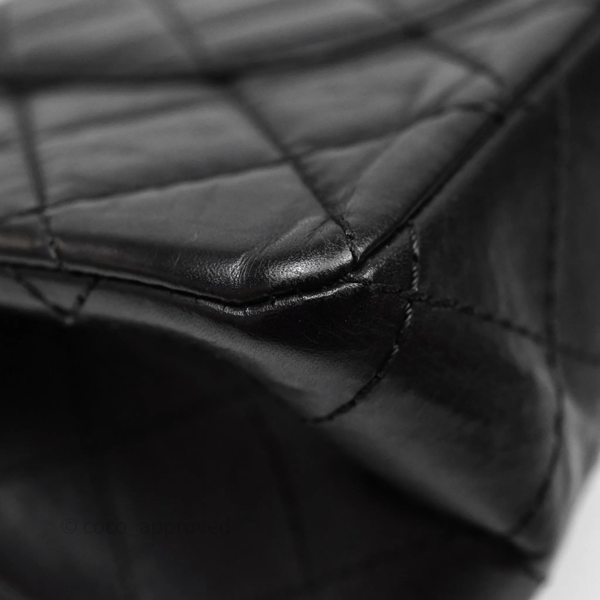 Chanel Reissue Quilted Aged Calfskin Black Gold Hardware 226