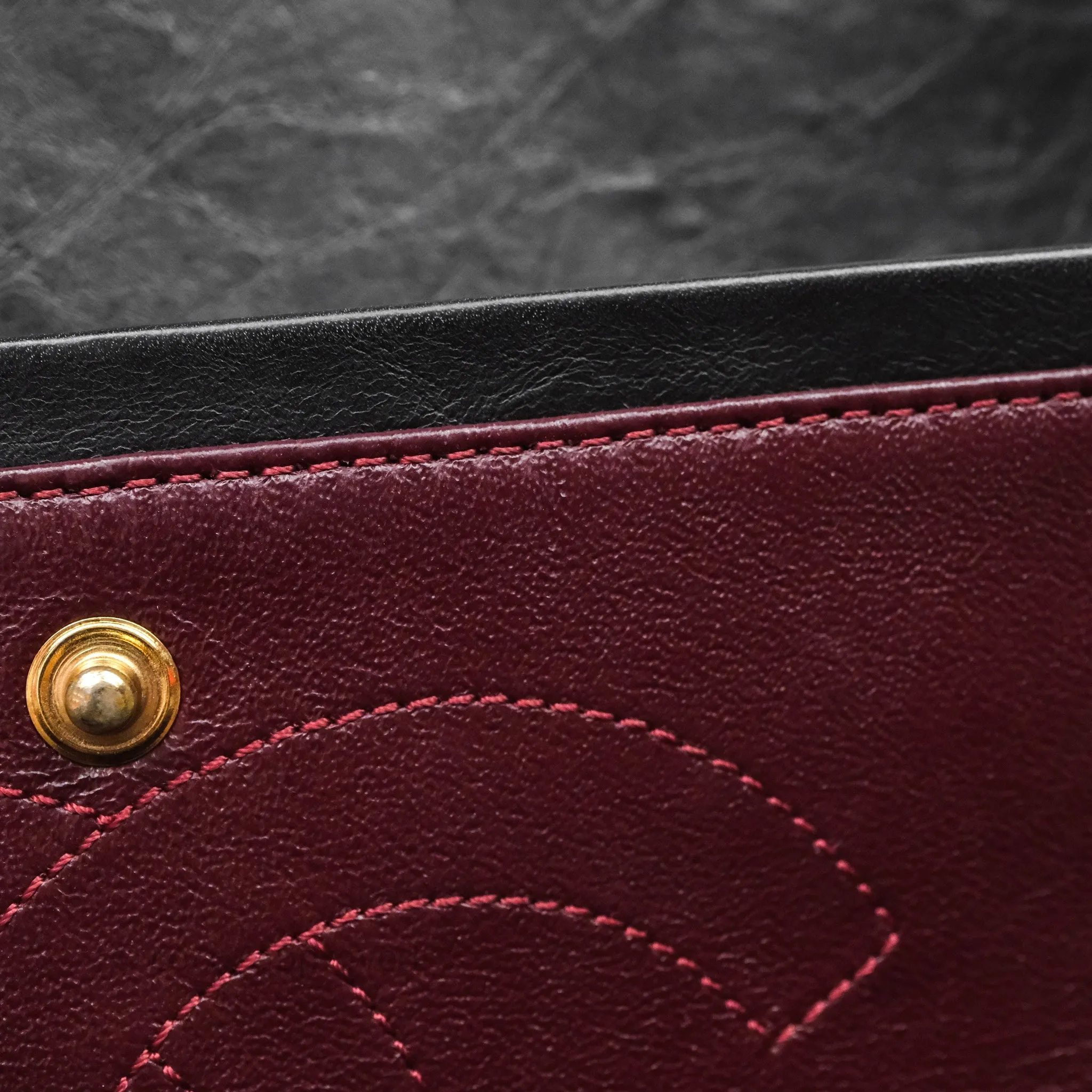 Chanel Reissue Quilted Aged Calfskin Black Gold Hardware 226