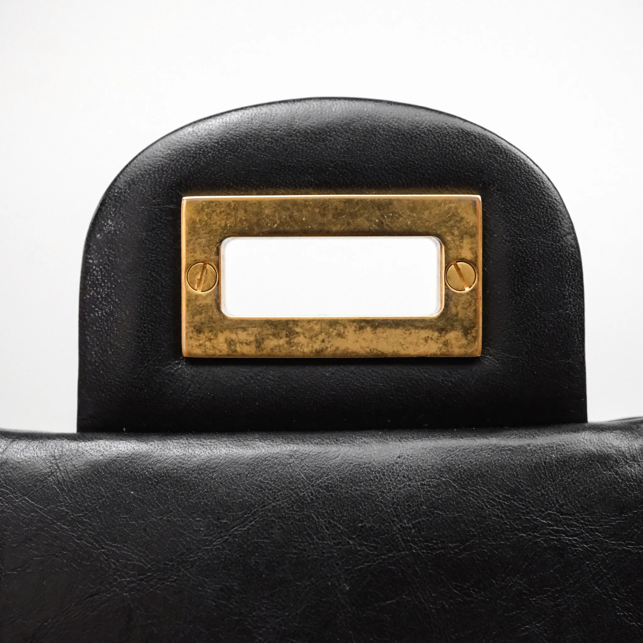 Chanel Reissue Quilted Aged Calfskin Black Gold Hardware 226