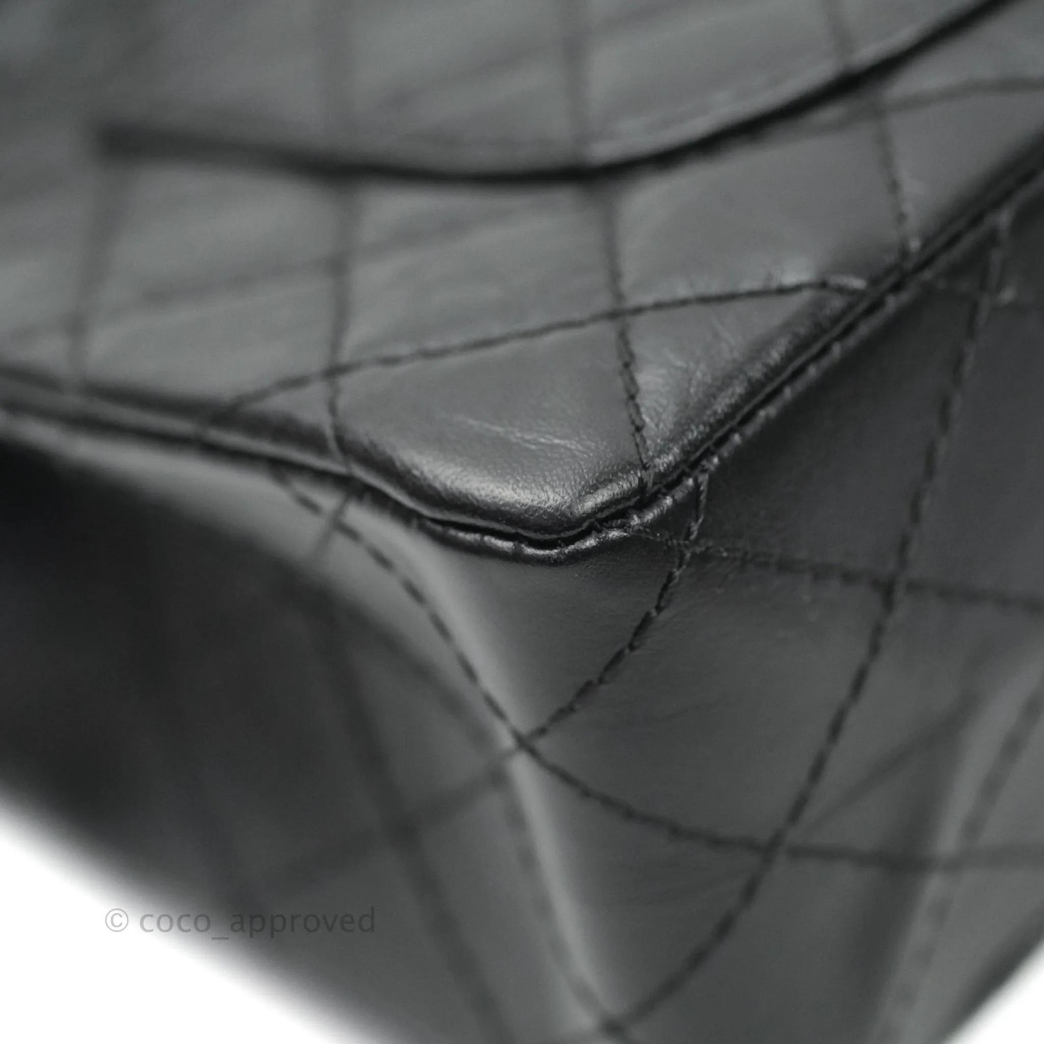 Chanel Reissue Quilted Aged Calfskin Black Ruthenium Hardware 225