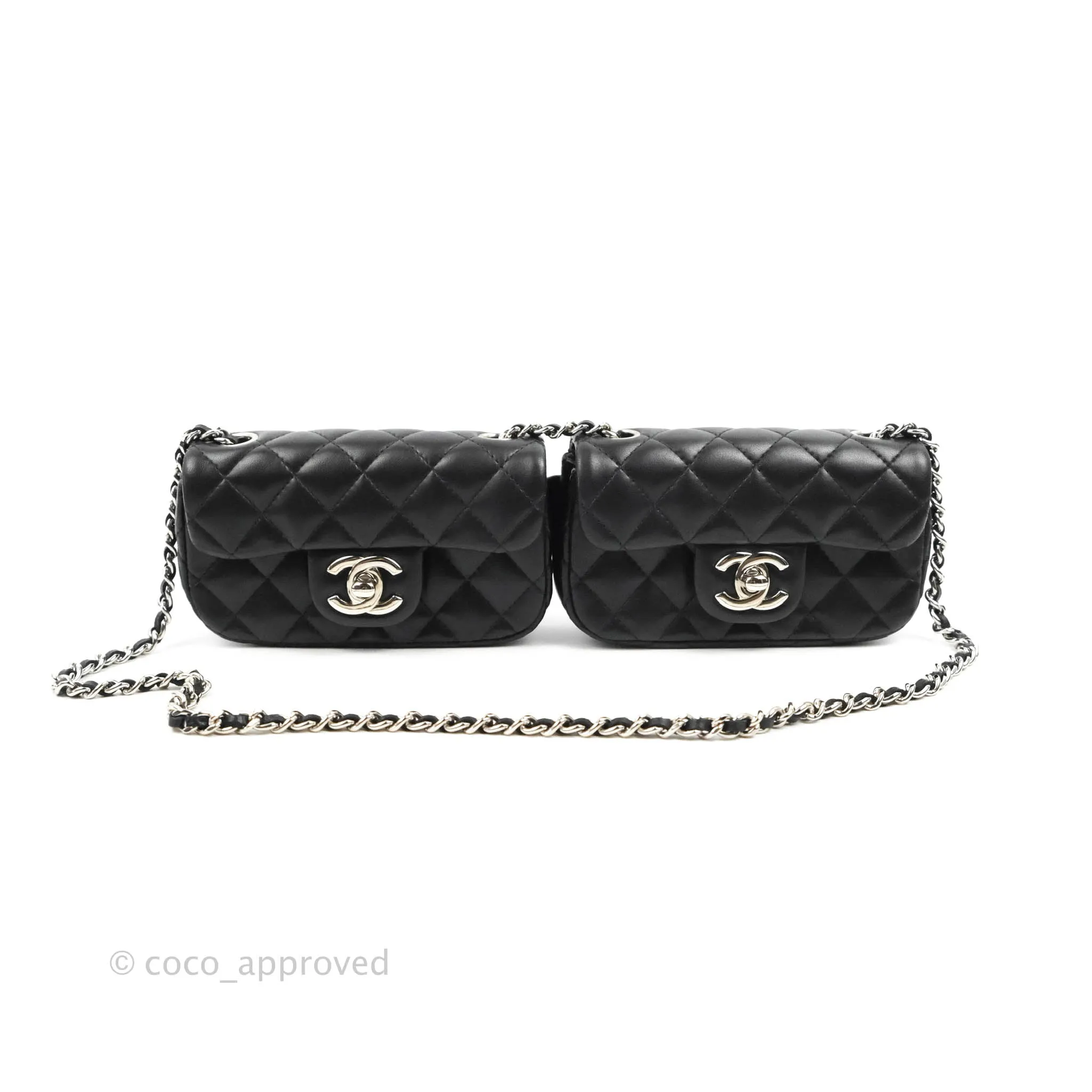 Chanel Side Double Twin Mini Classic Flap Limited Edition
