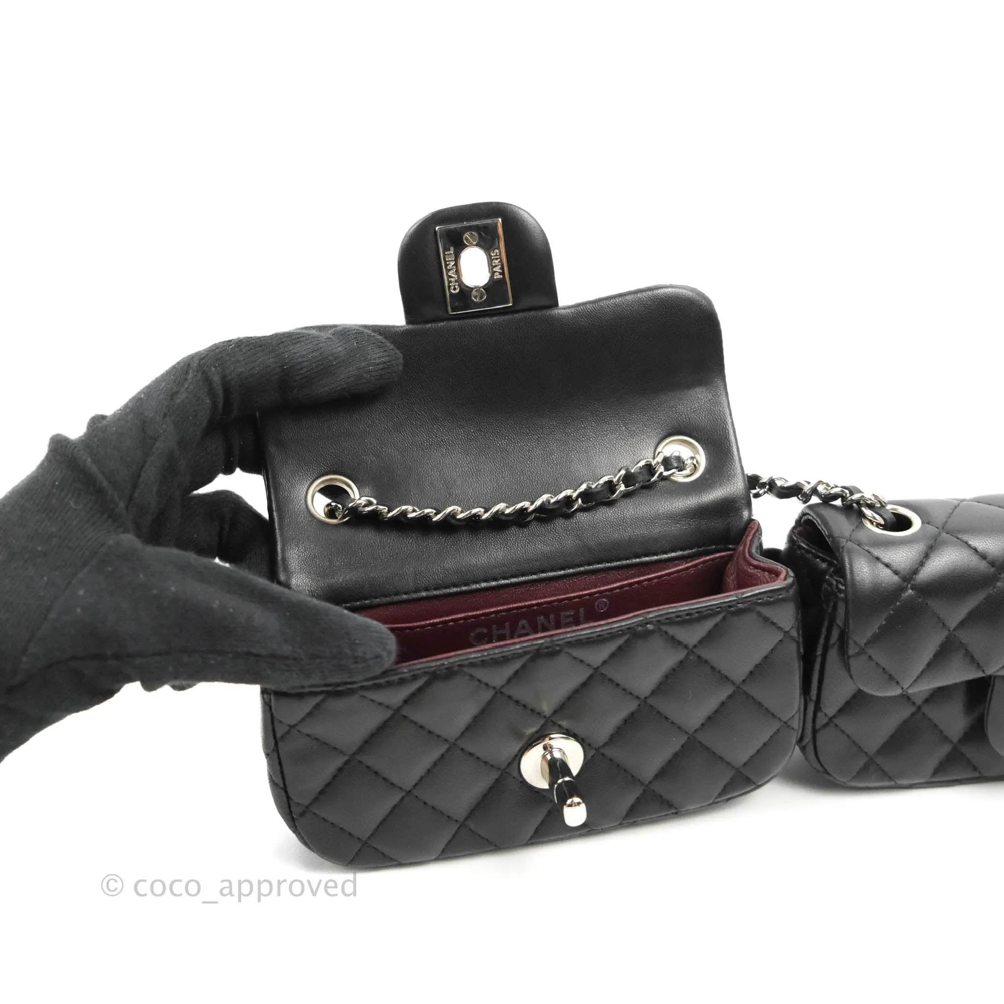 Chanel Side Double Twin Mini Classic Flap Limited Edition