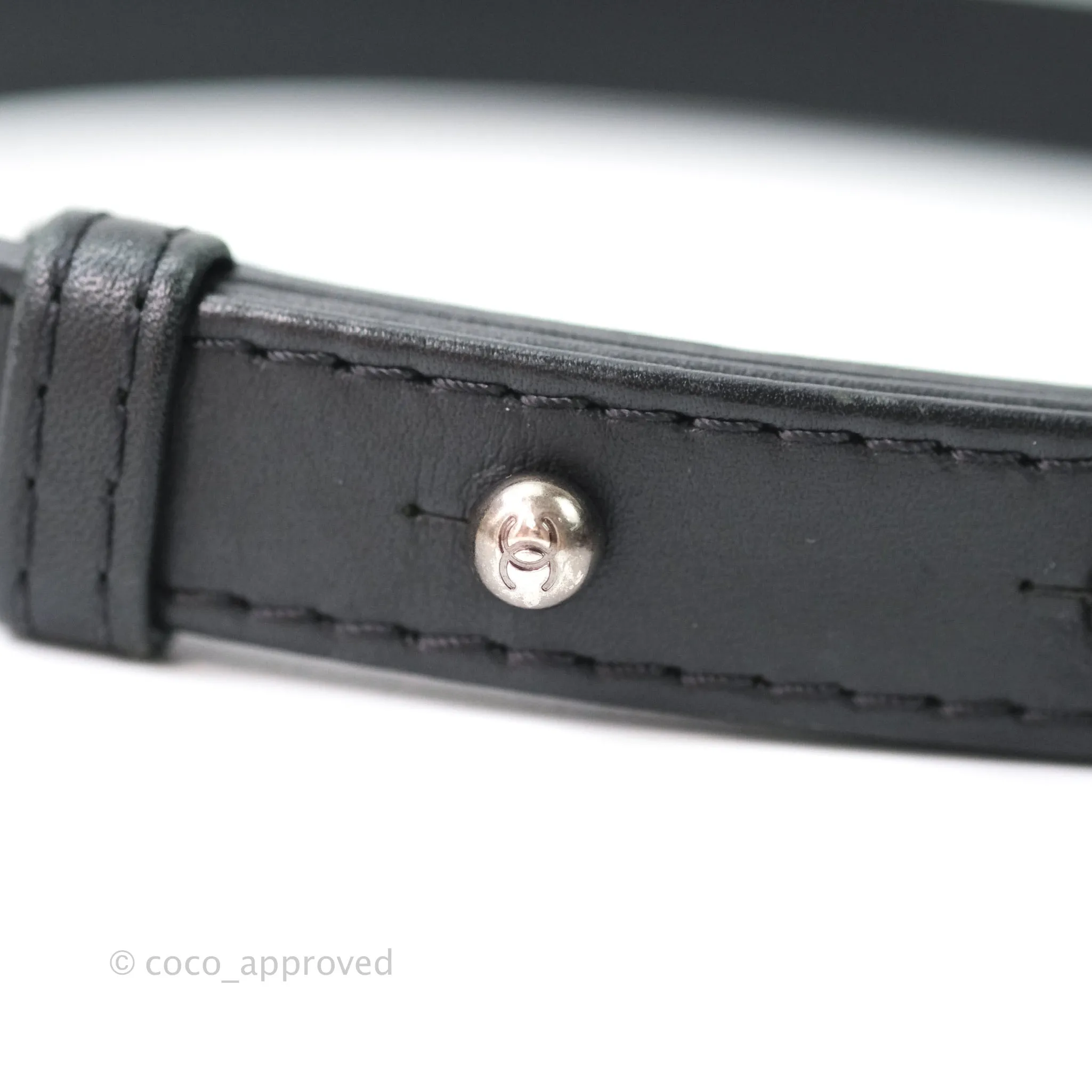 Chanel Small Boy Quilted Black Calfskin Ruthenium Hardware