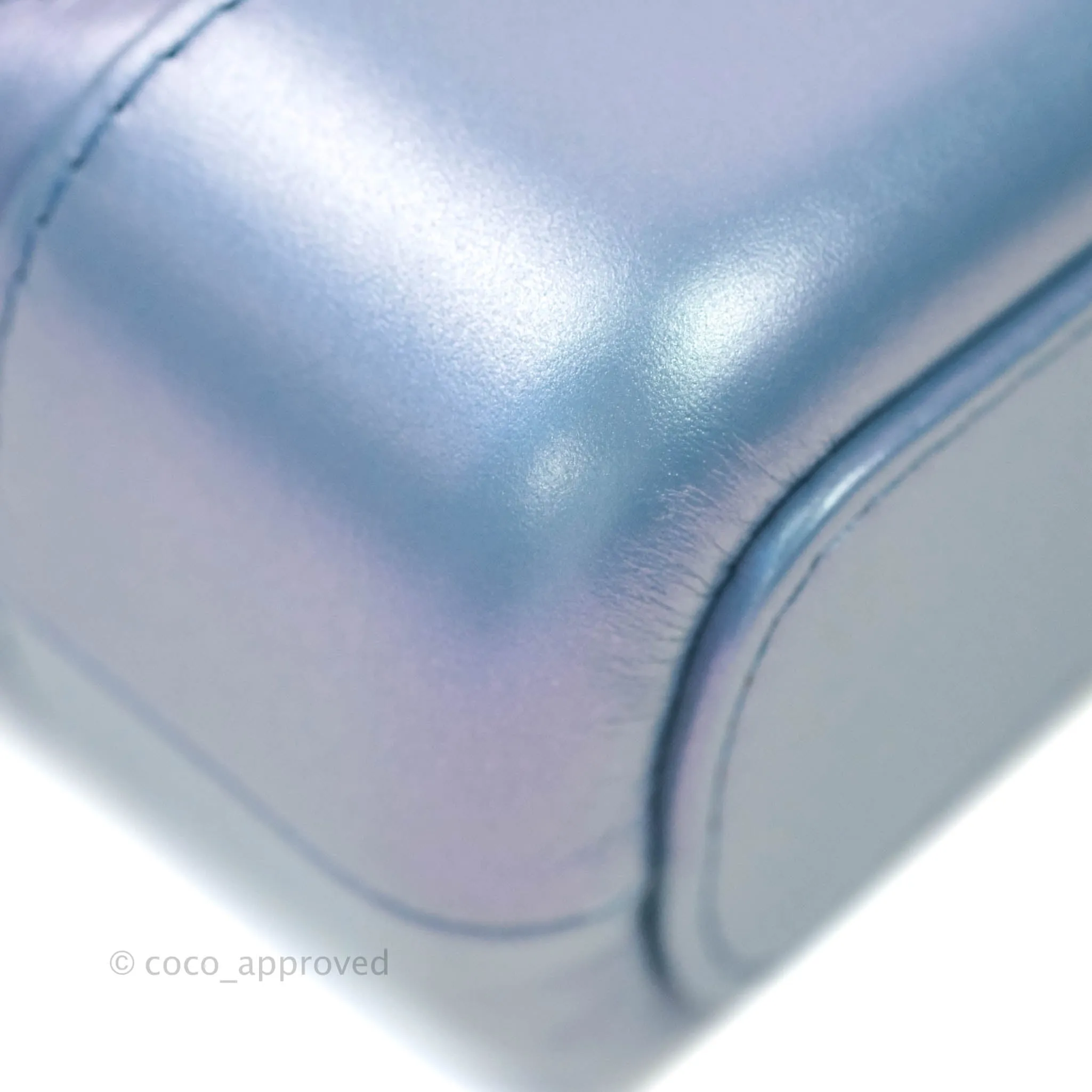 Chanel Small Gabrielle Hobo Iridescent Blue Mixed Hardware