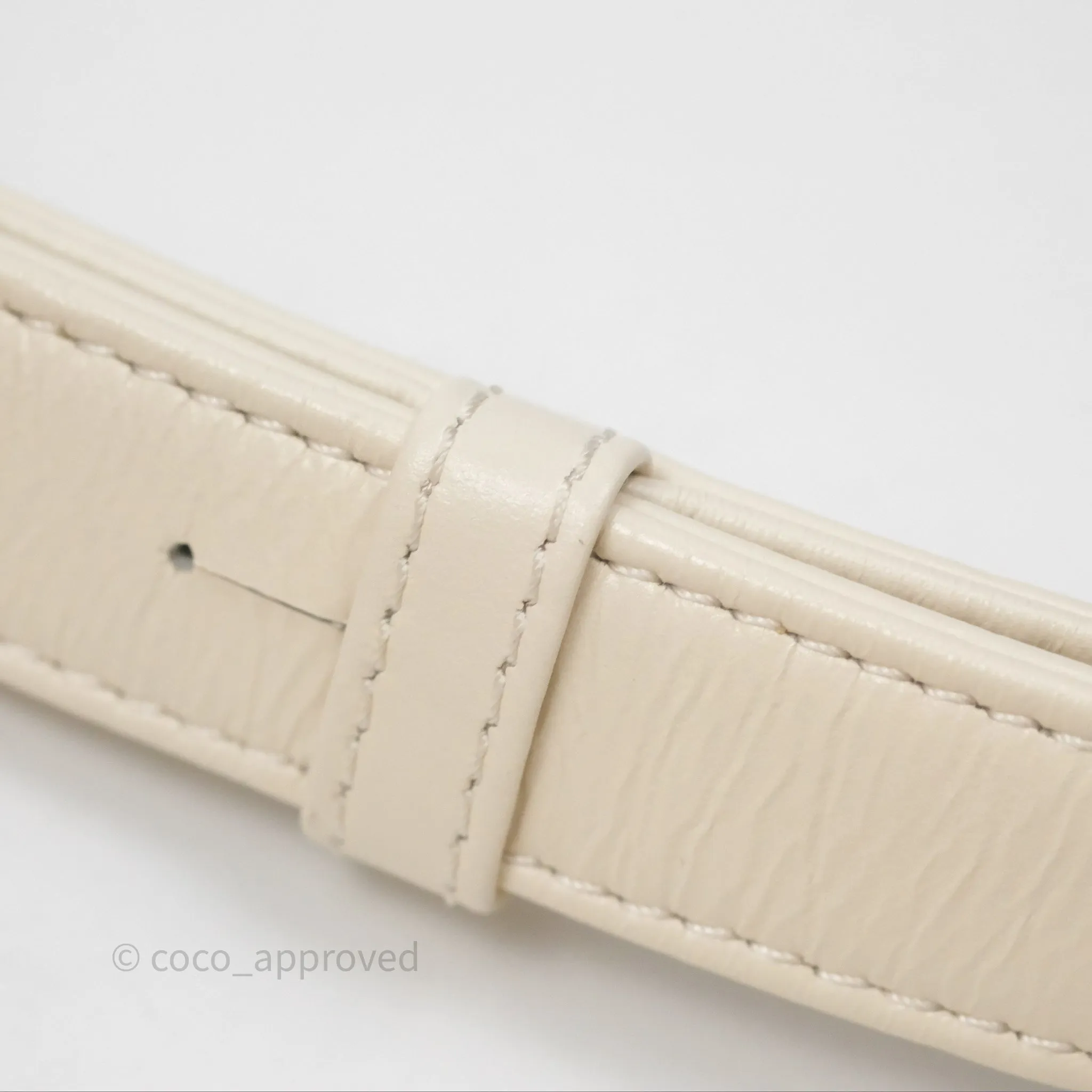 Chanel Small Gabrielle Hobo Quilted Ivory Tweed Aged Calfskin