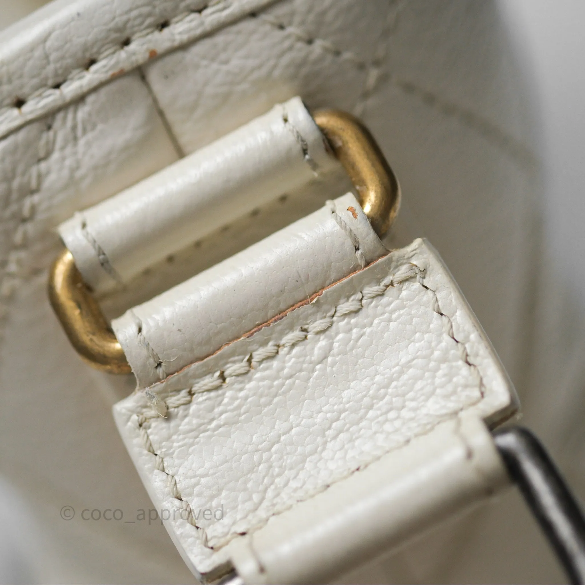 Chanel Small Gabrielle Hobo White Patent Goatskin Mixed Hardware