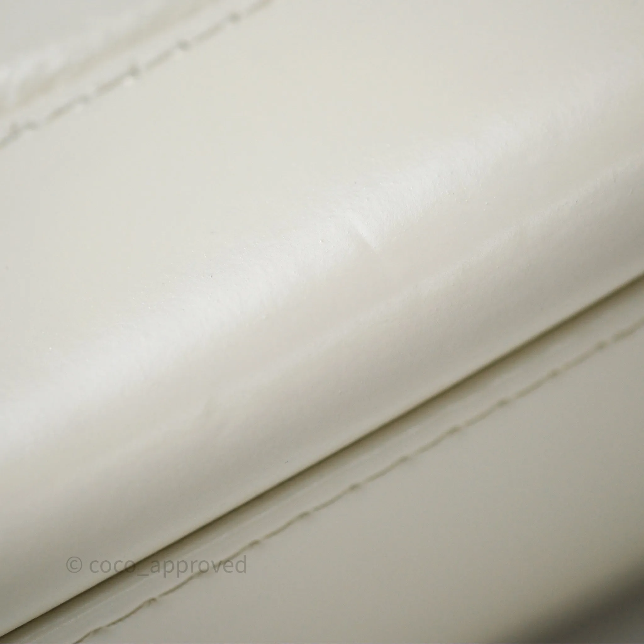 Chanel Small Gabrielle Hobo White Patent Goatskin Mixed Hardware
