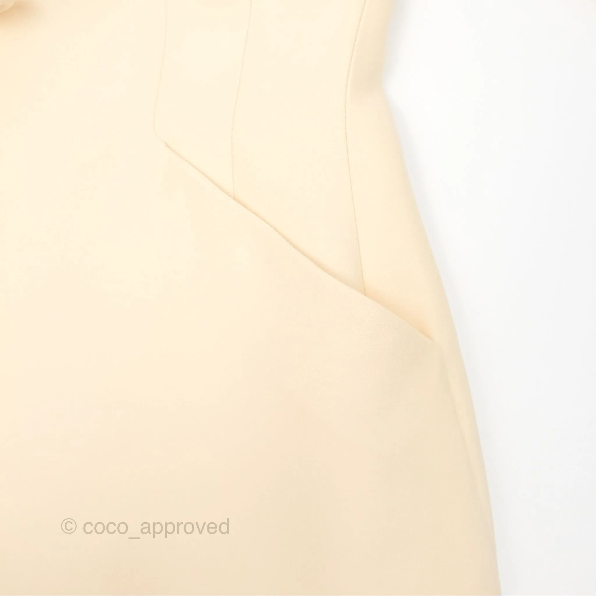 Christian Dior 30 Montaigne Blazer Bar Jacket Light Beige Size 34