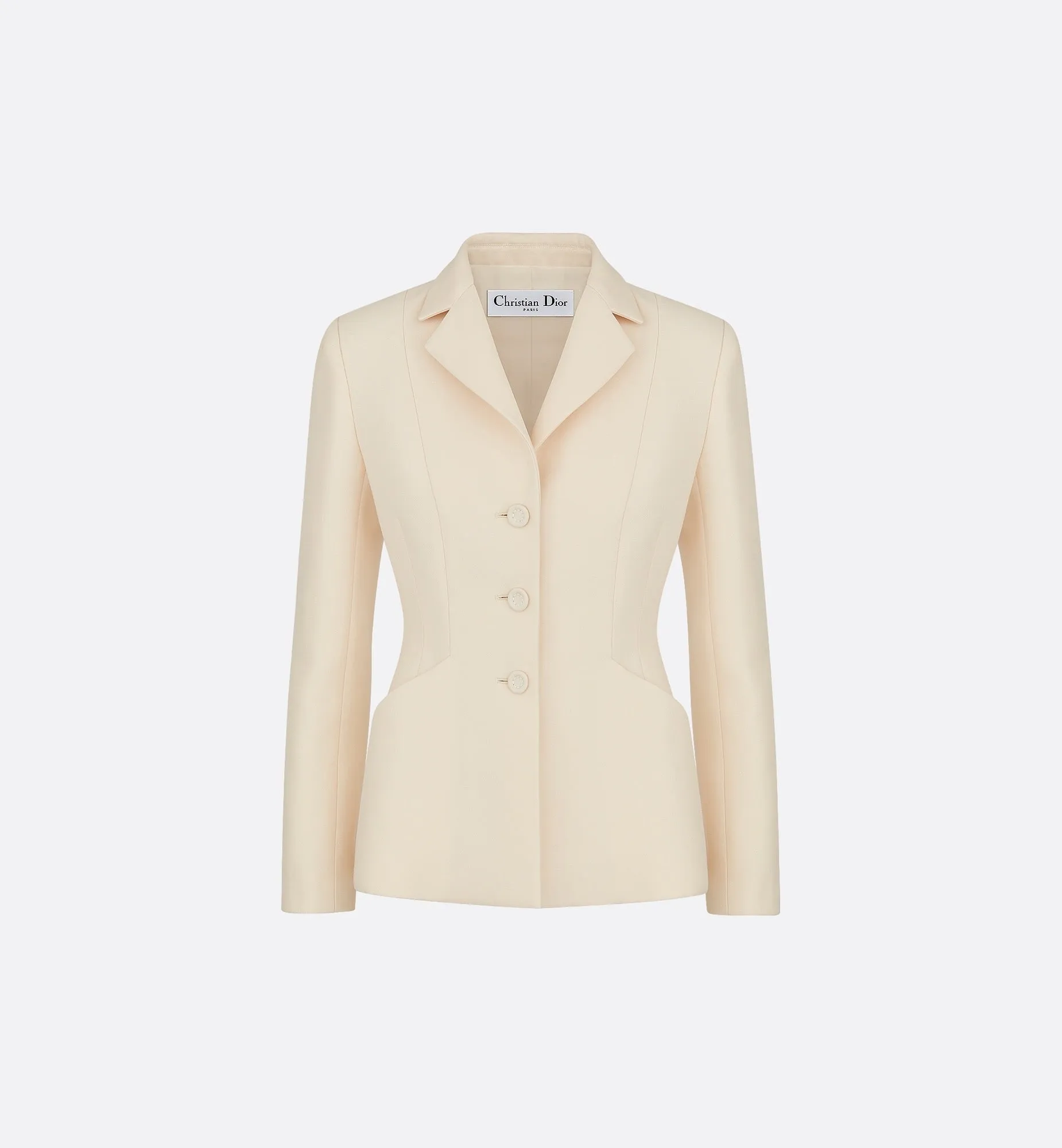Christian Dior 30 Montaigne Blazer Bar Jacket Light Beige Size 34