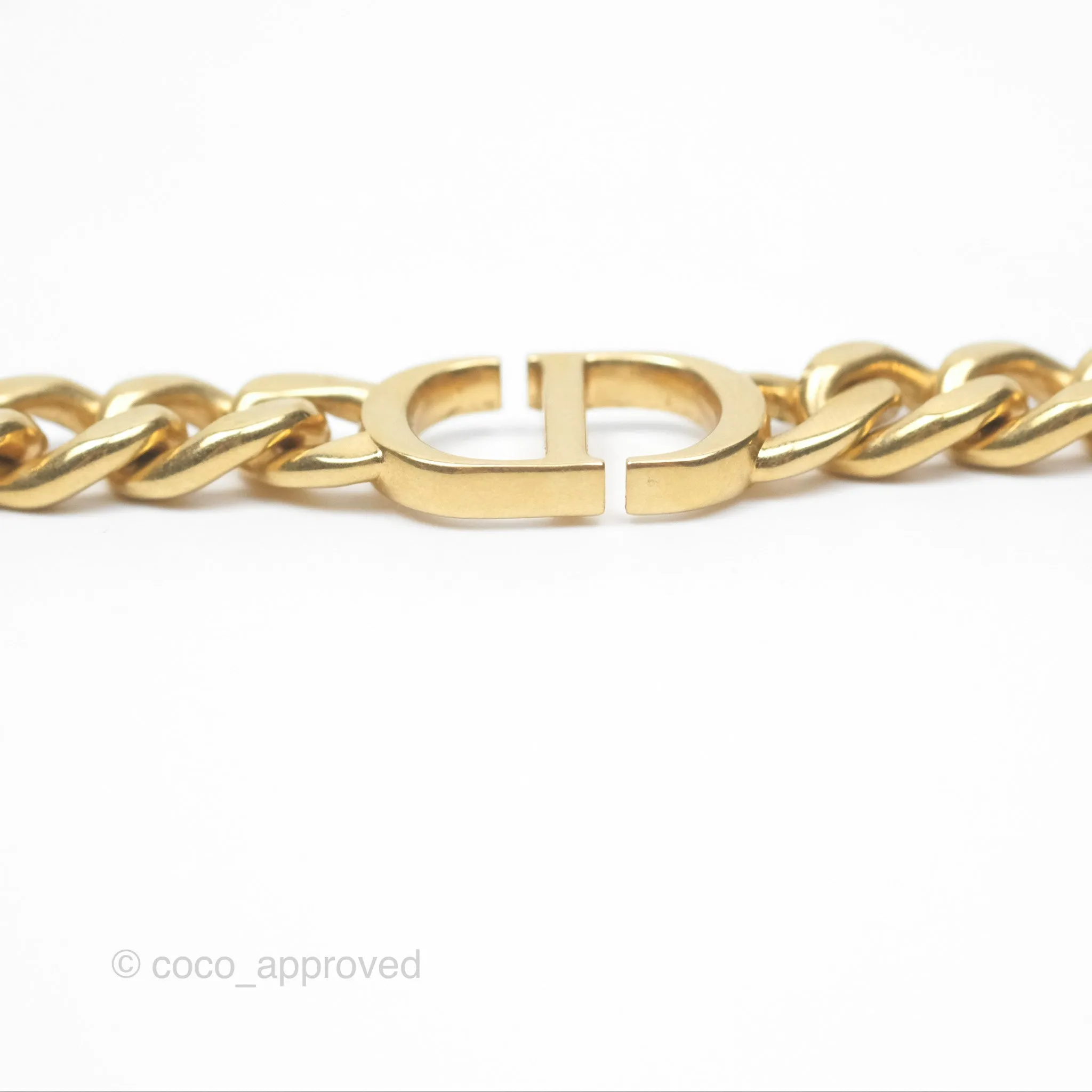 Christian Dior 30 Montaigne Choker Gold Tone