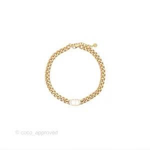 Christian Dior 30 Montaigne Choker Gold Tone